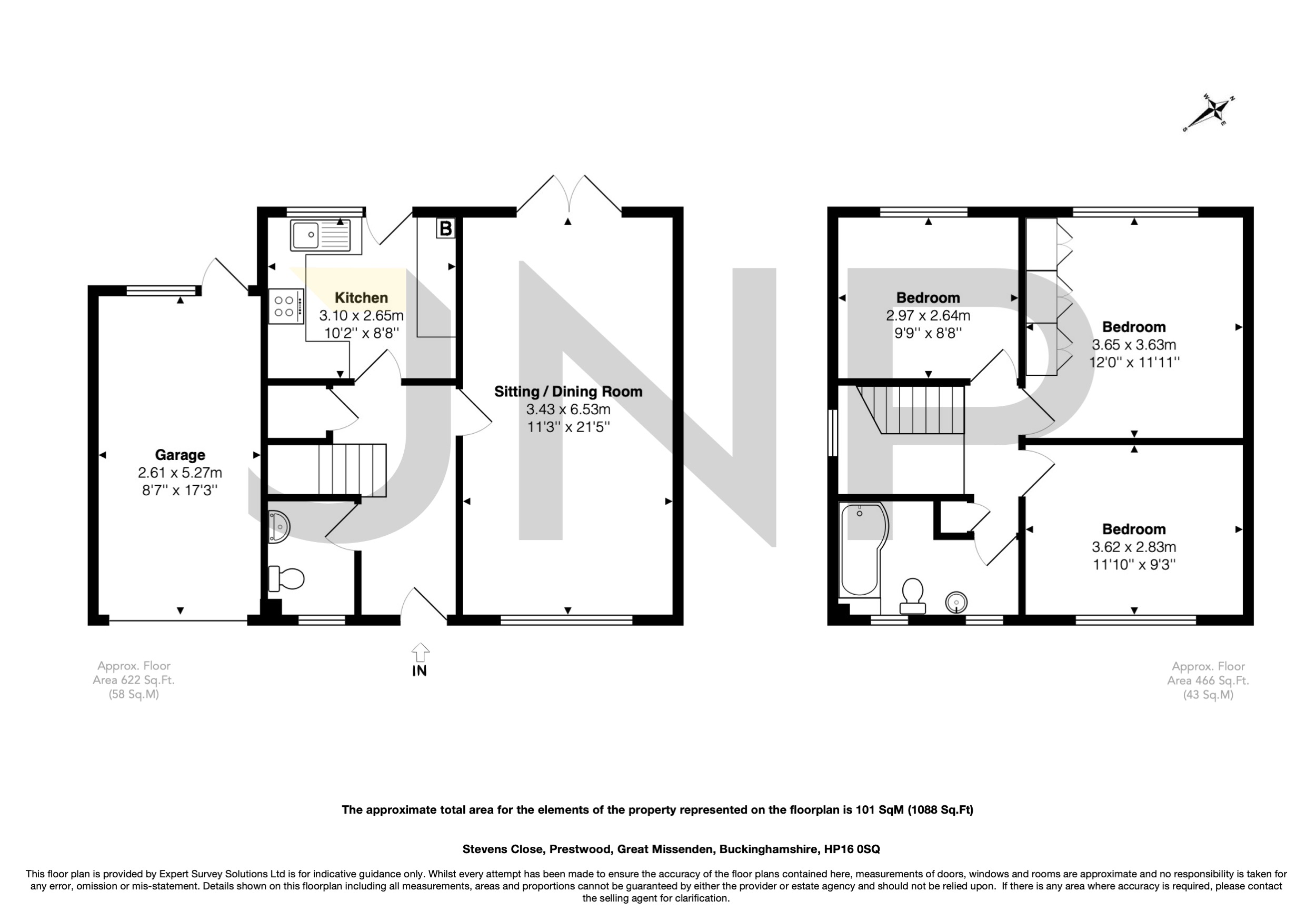 1, Stevens Close, Great Missenden floorplan