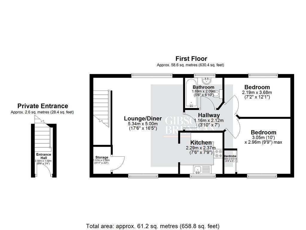 16 Liddell Drive, Basildon, Essex floorplan