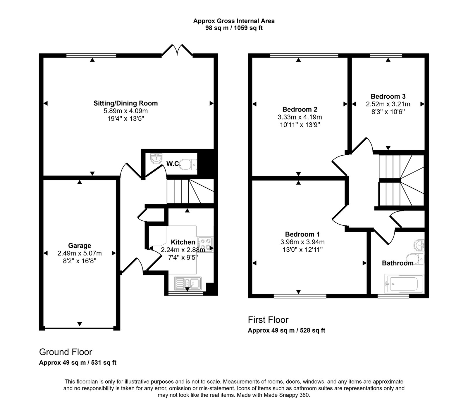 10, Russet Close, Alresford floorplan