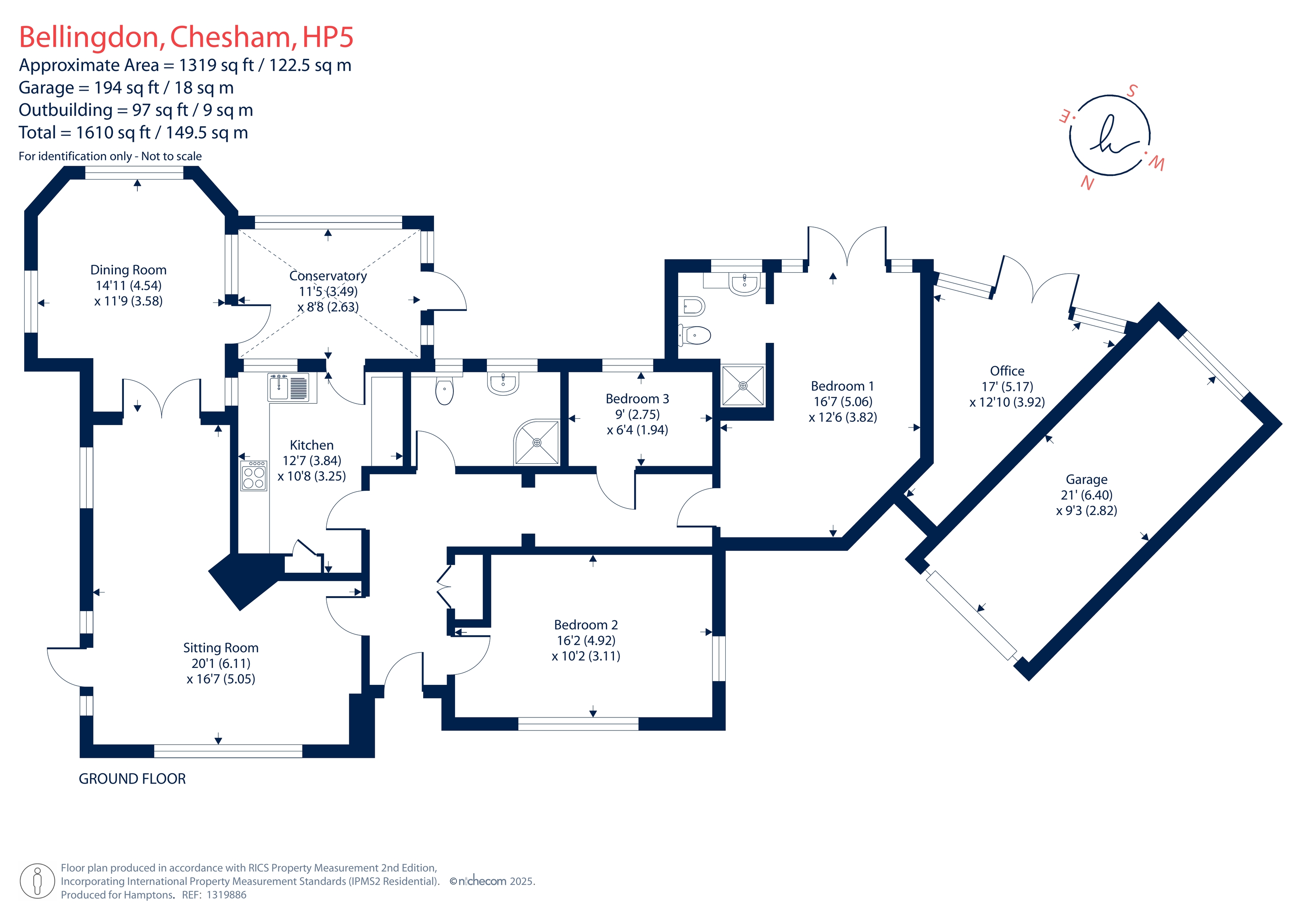 The Heights, Bellingdon, Chesham floorplan