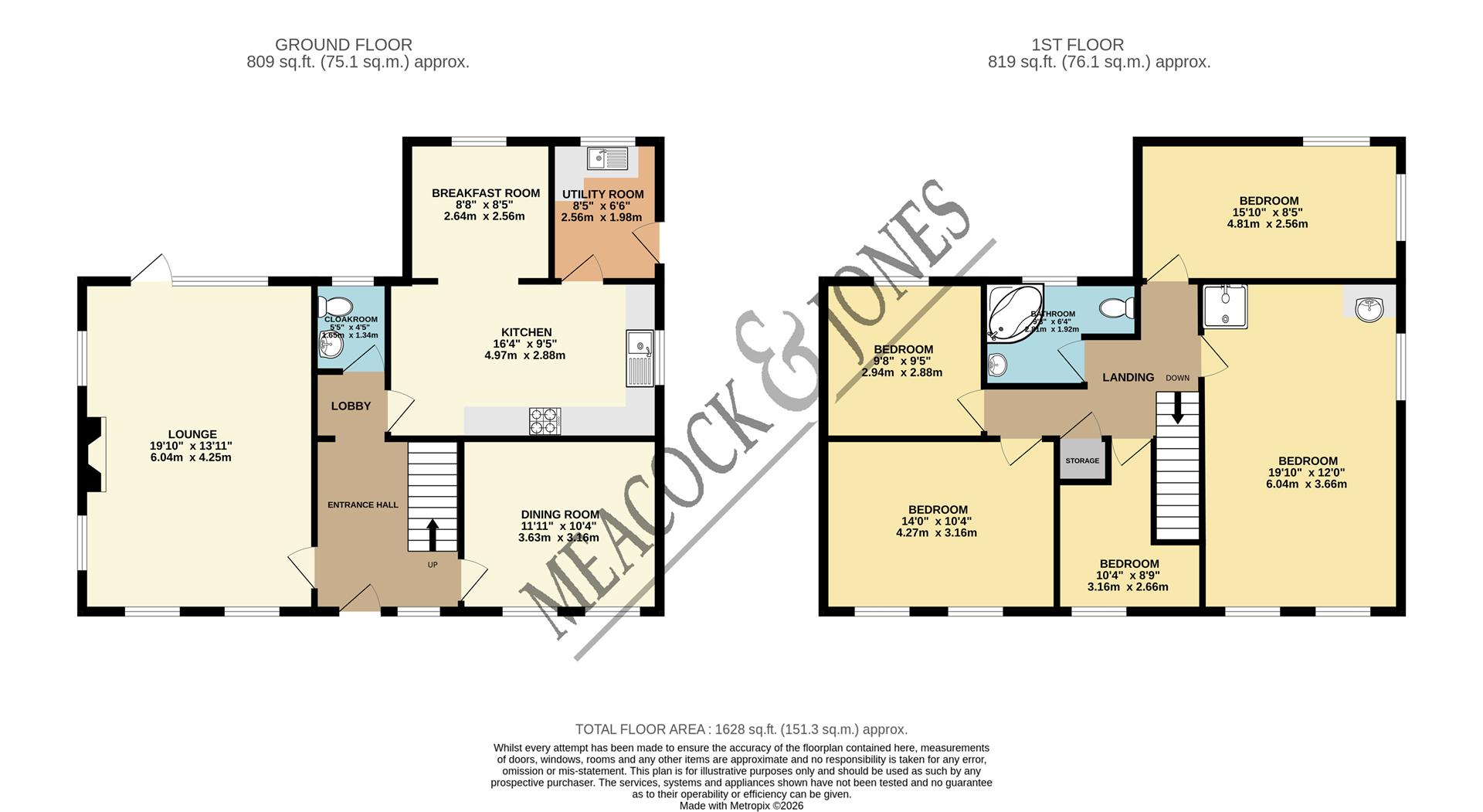 2, Grange Close, Brentwood floorplan