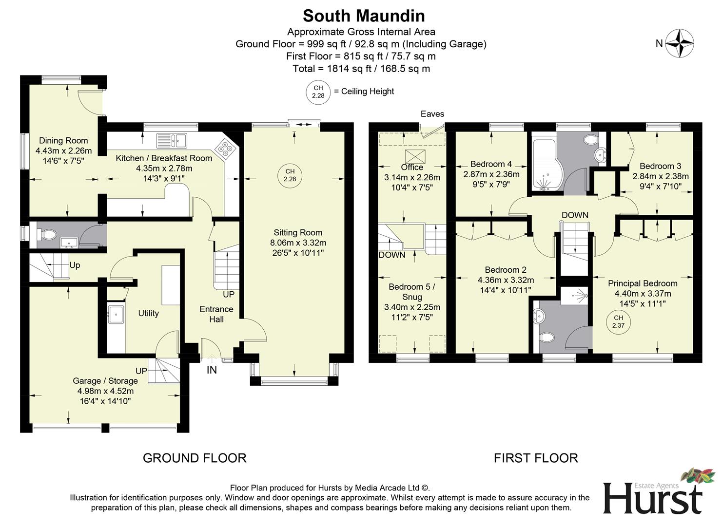 15, South Maundin, Hughenden Valley floorplan