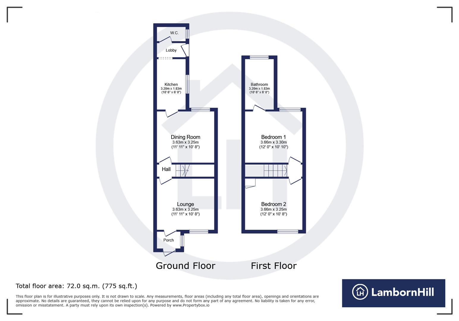 245, Park Road, Sittingbourne floorplan
