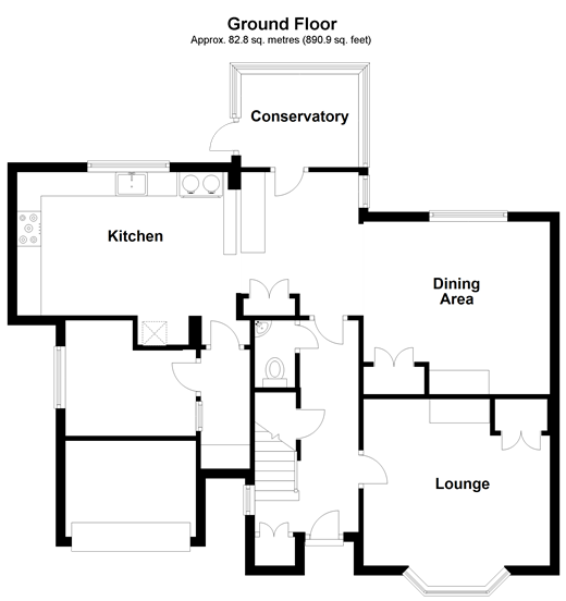 3 Bedrooms Semi-detached house for sale in Osborne Hill, Crowborough, East Sussex TN6