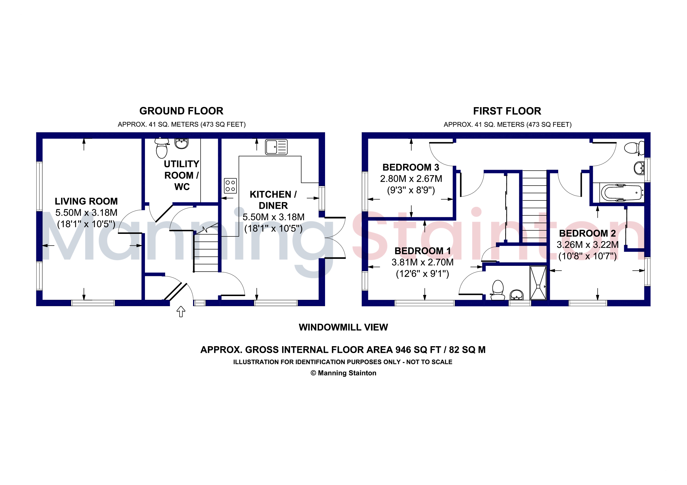 1, Windowmill View, West Yorkshire floorplan