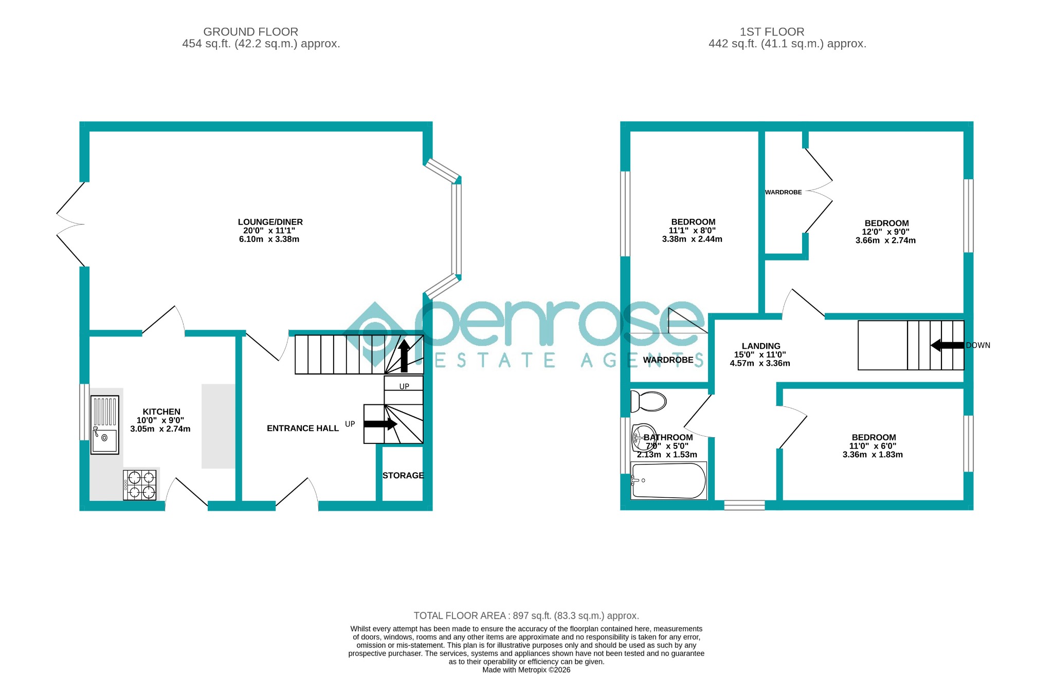 Luton, Bedfordshire floorplan