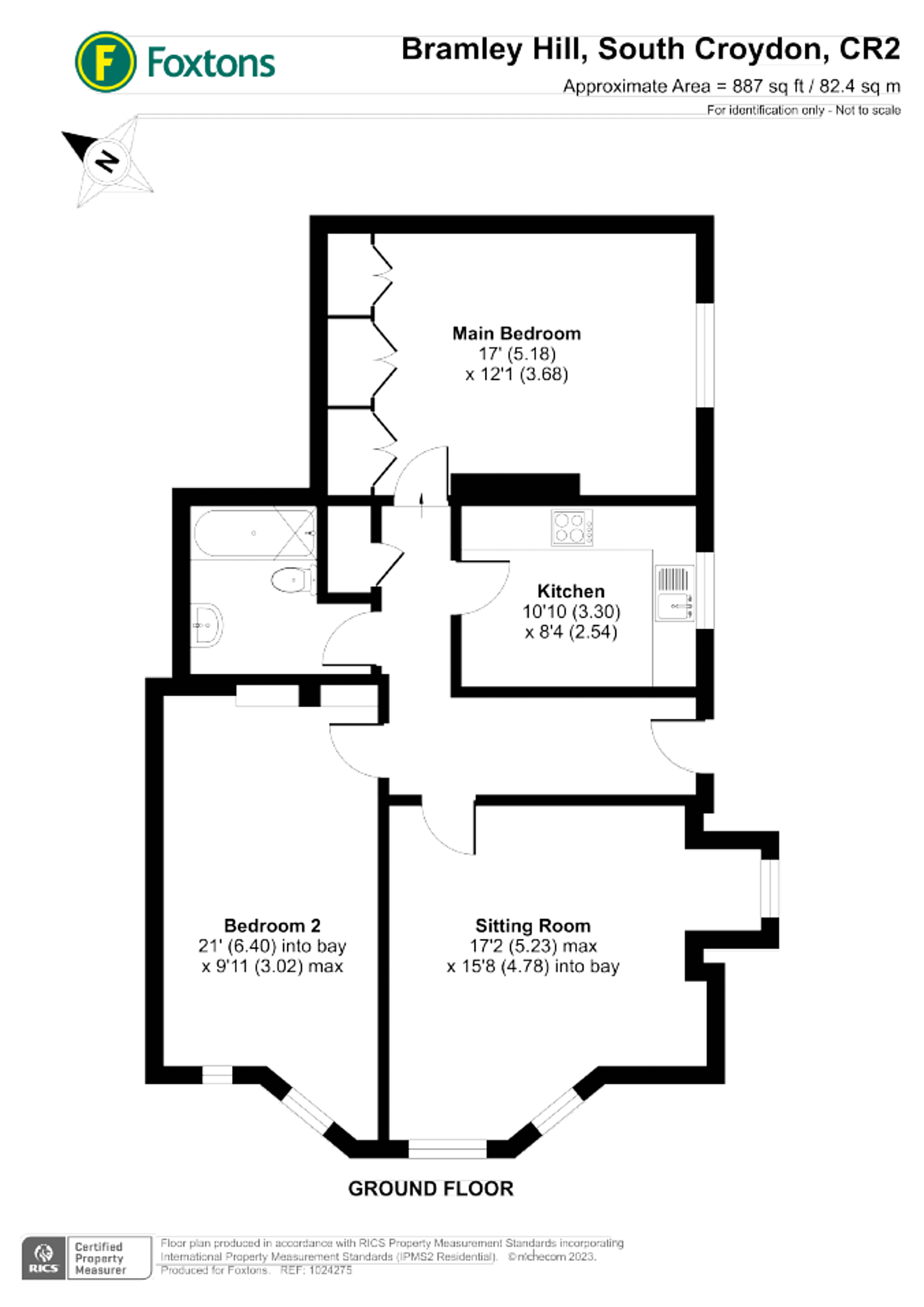 Bramley Hill, South Croydon CR2, 2 bedroom for sale