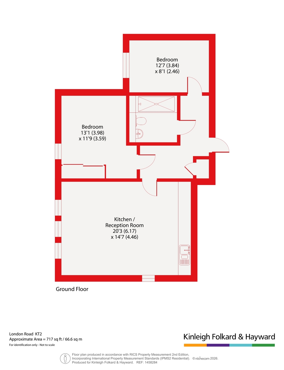 Flat 3, 86, London Road, Kingston Upon Thames floorplan