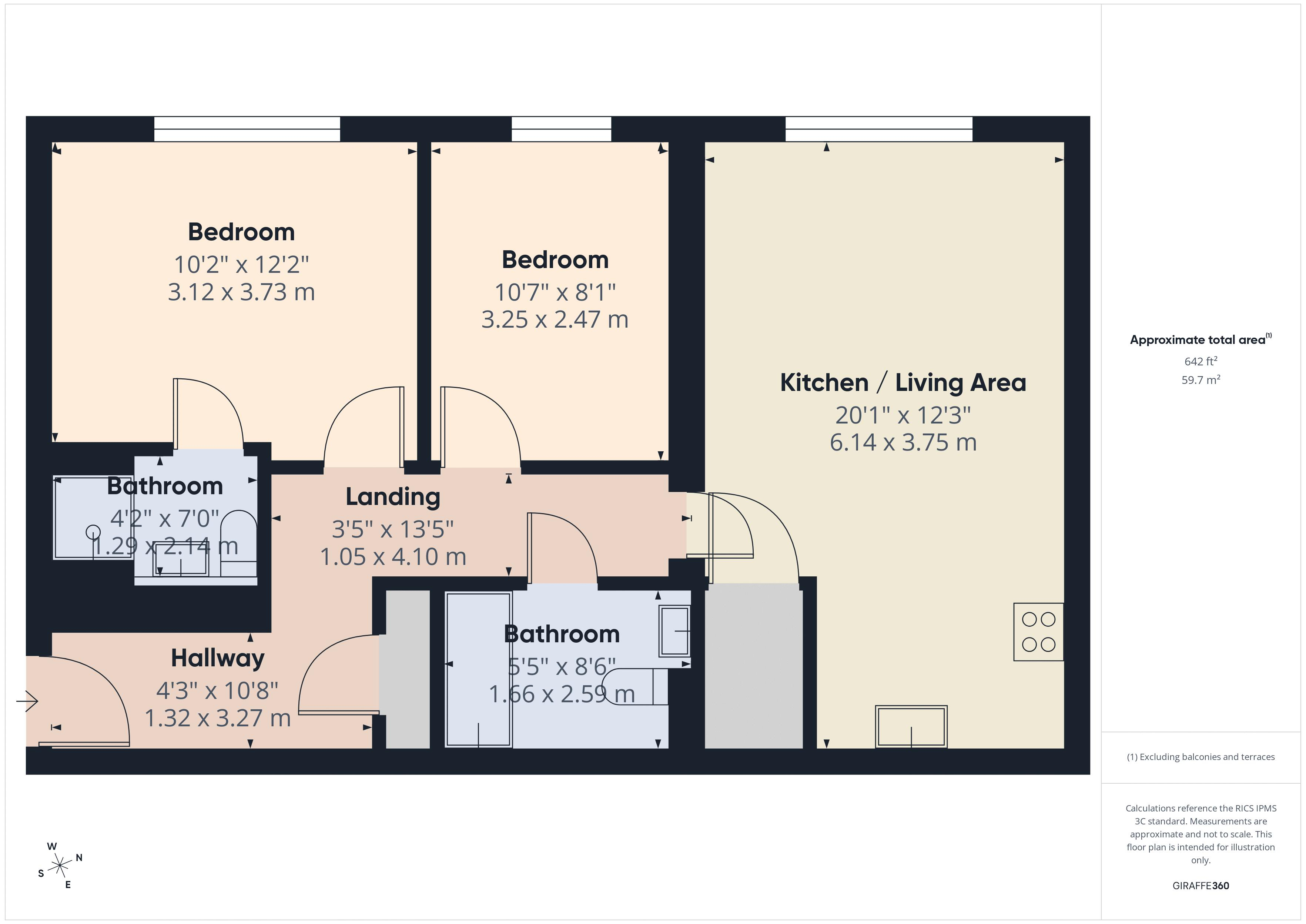 Flat 7, Regent House, Station Road, Strood, Rochester floorplan