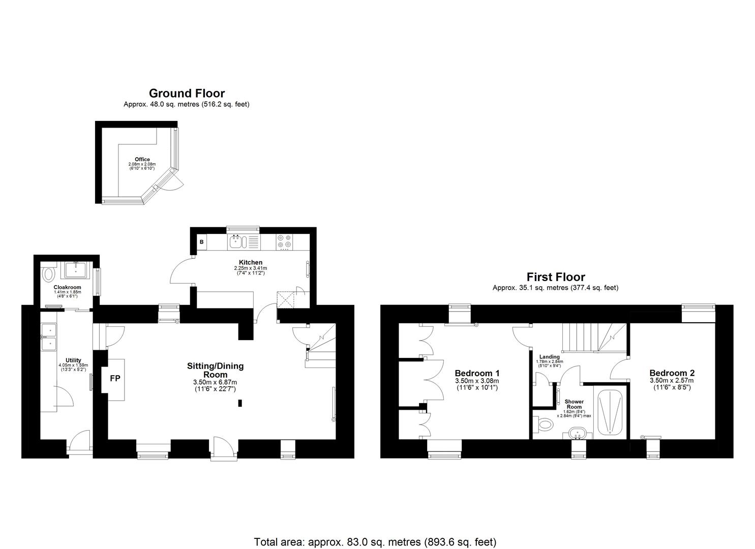 Pound Pill, Corsham SN13, 2 bedroom semidetached house for sale