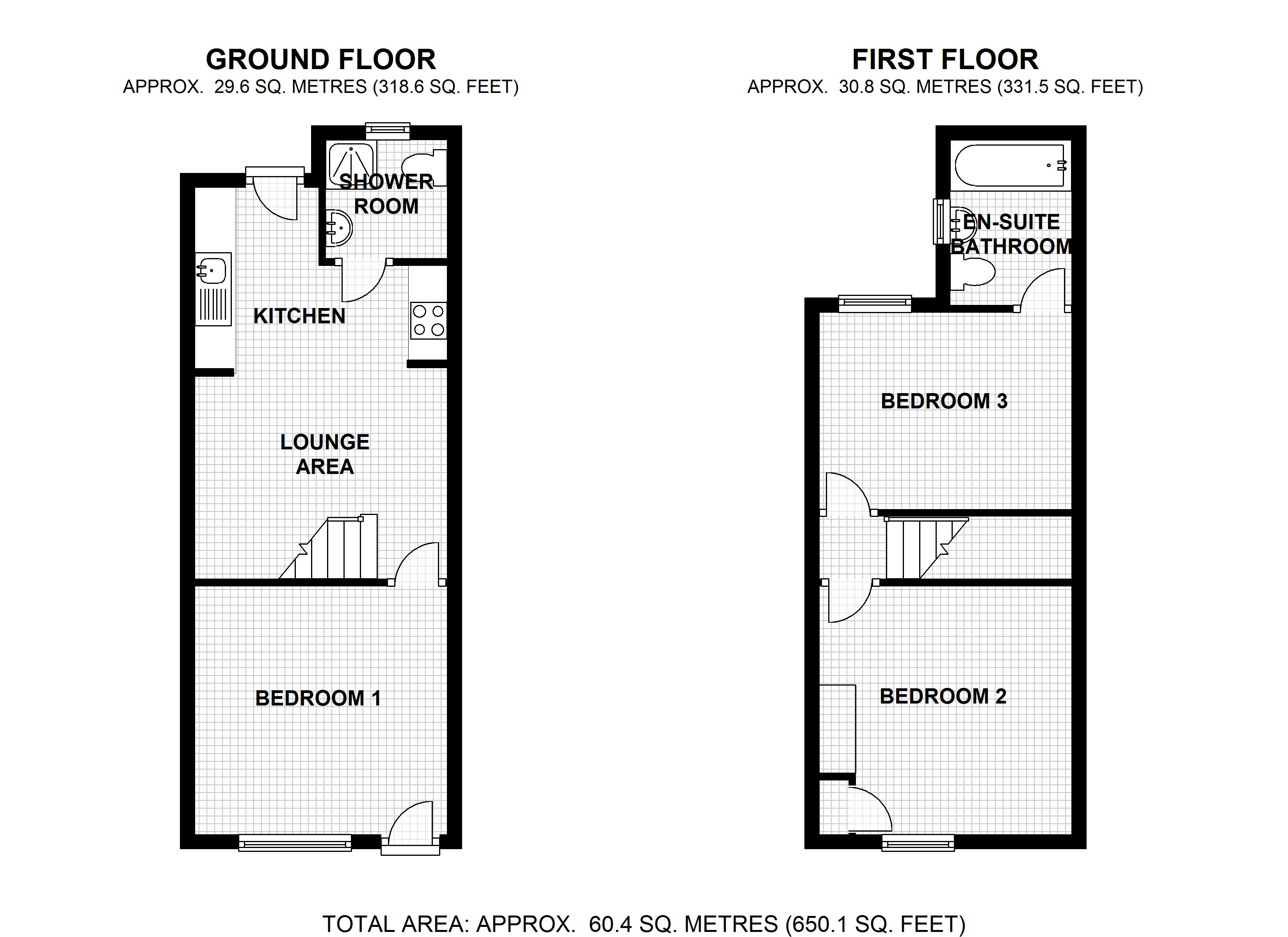 3 Bedrooms Semi-detached house to rent in Kings Mews, St. Johns Place, Canterbury CT1