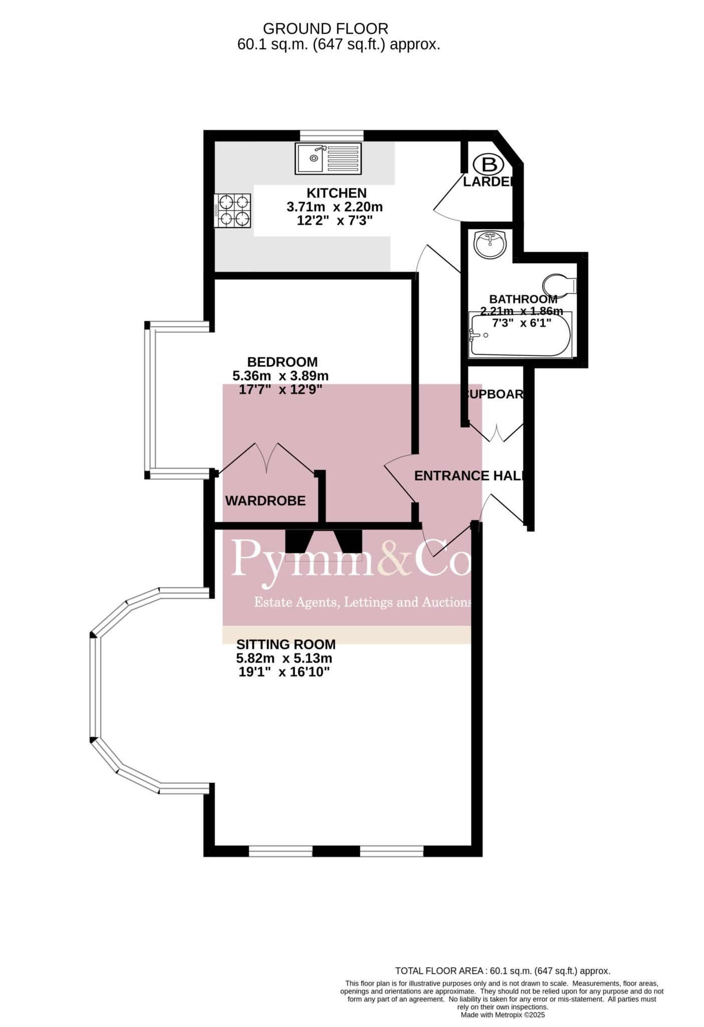 Flat 2, The Boulevard, Sheringham floorplan