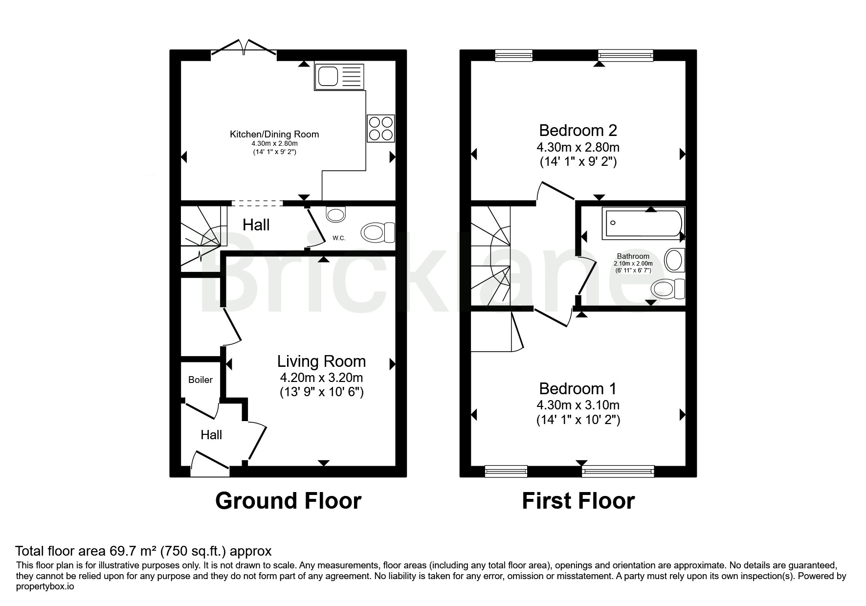 18, Skelton Way, Bury St Edmunds floorplan