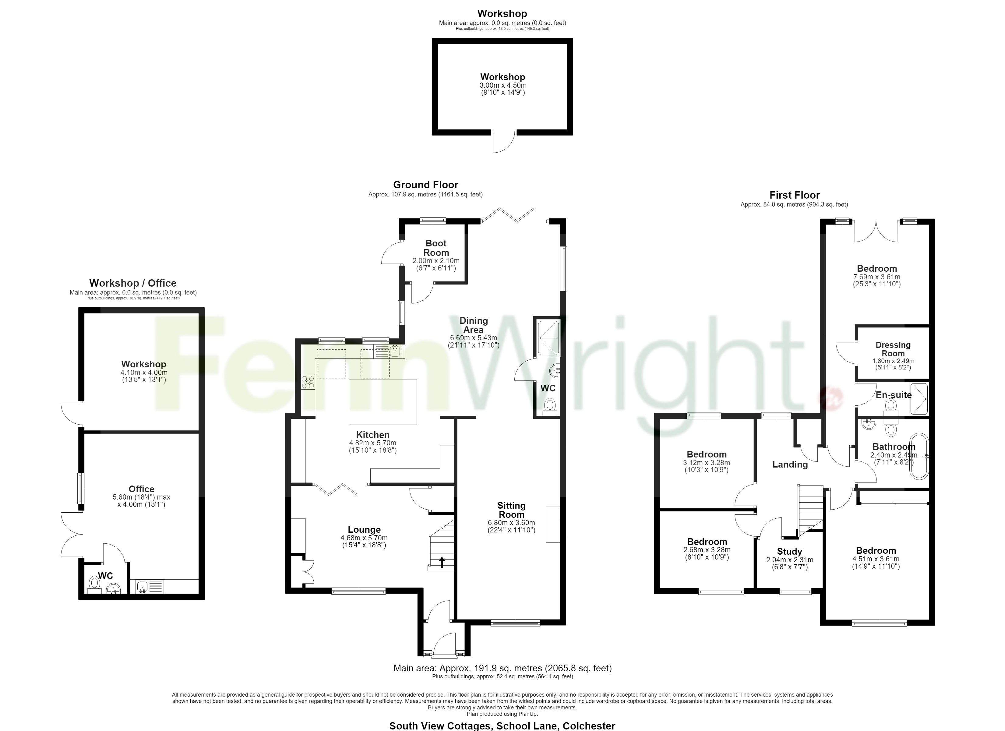 2 South View Cottages,, School Lane, Colchester floorplan