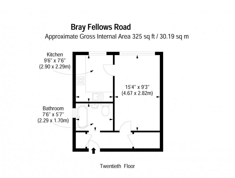 Fellows Road, London floorplan