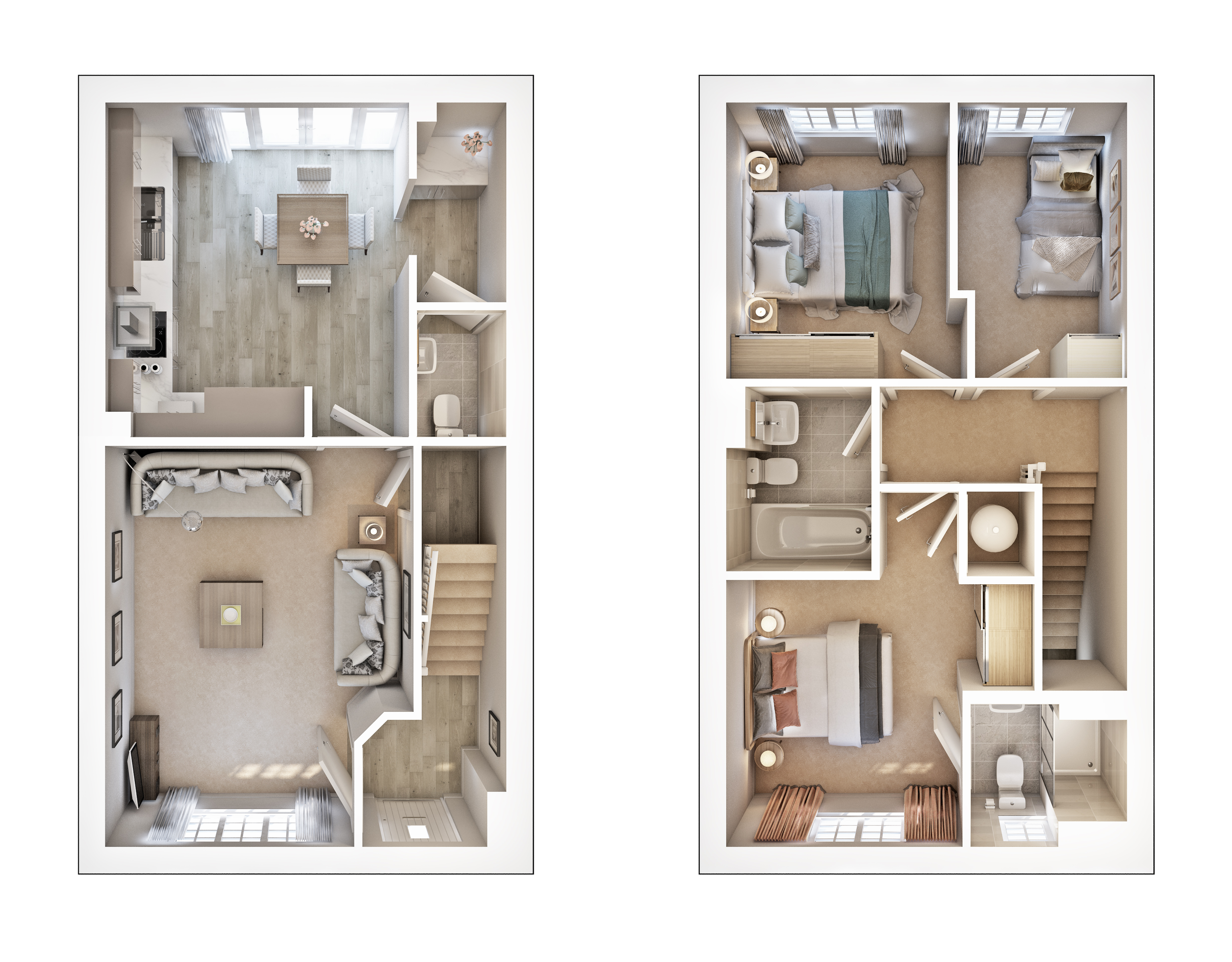 The Grenadier, 7, The Furrows, Gotherington floorplan