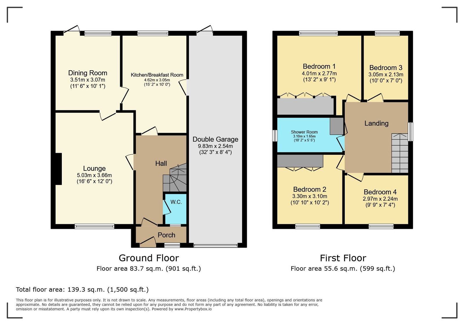 21, Denham Close, Cheltenham floorplan