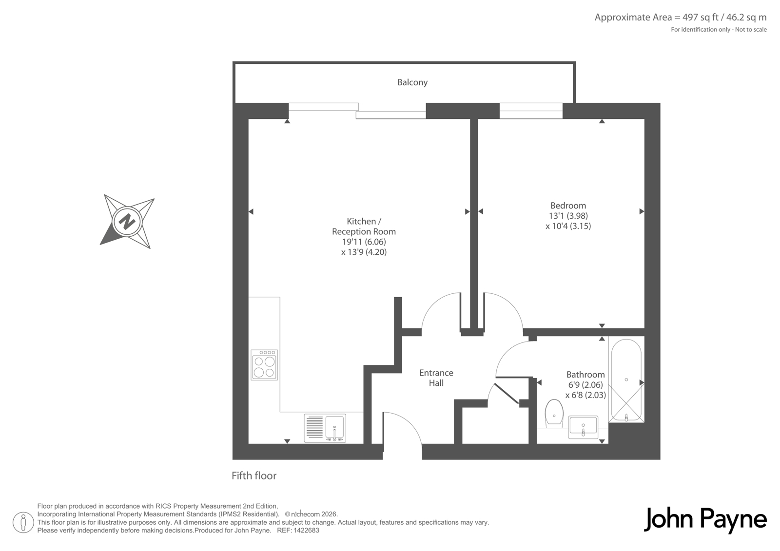 519 Holly Court,, John Harrison Way, Greenwich Peninsula floorplan