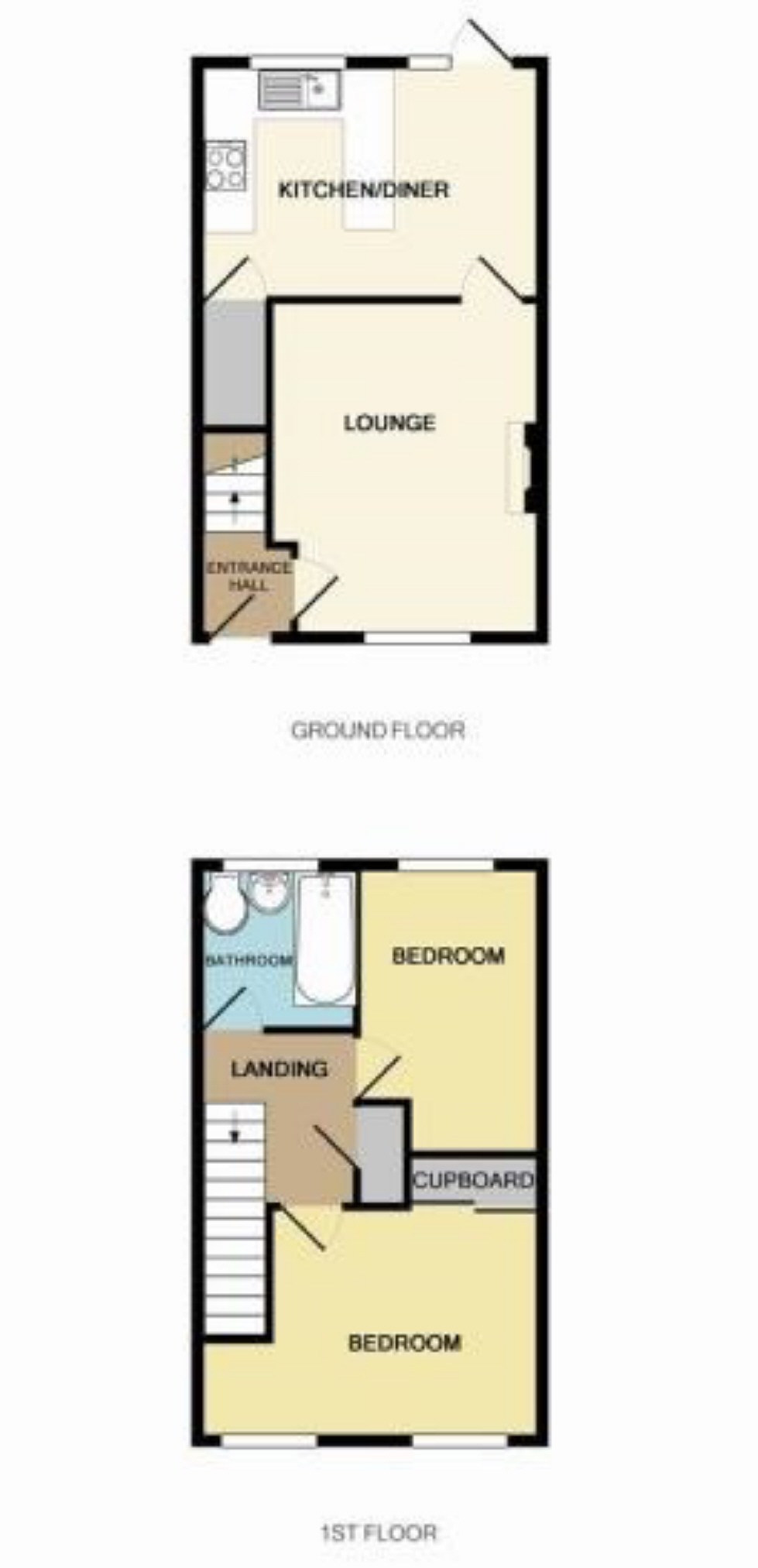 2 Bedrooms Semi-detached house for sale in Walsham Close, Radbrook Green, Shrewsbury SY3