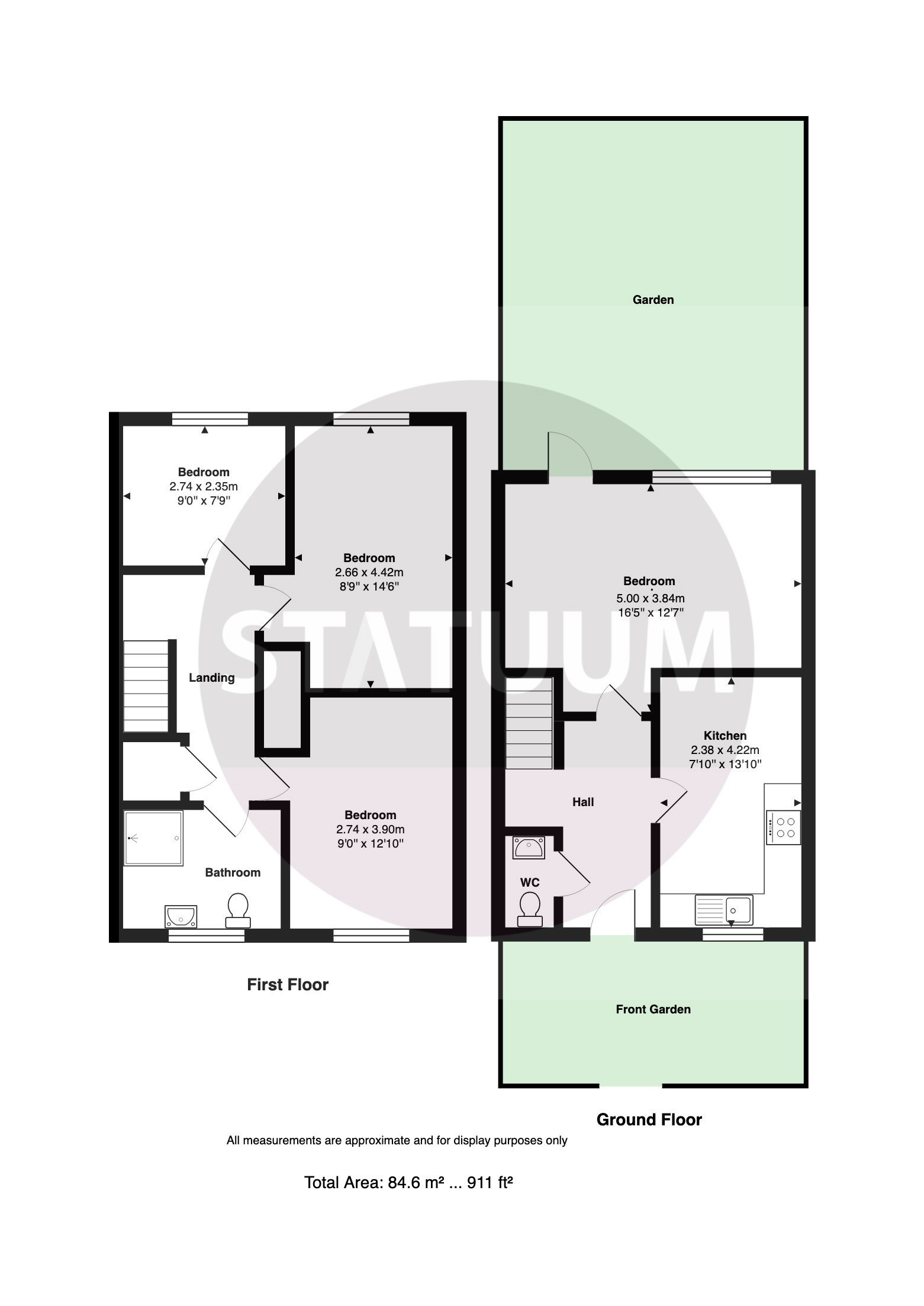 Flat 12 Cruden House 33,, Vernon Road, London floorplan