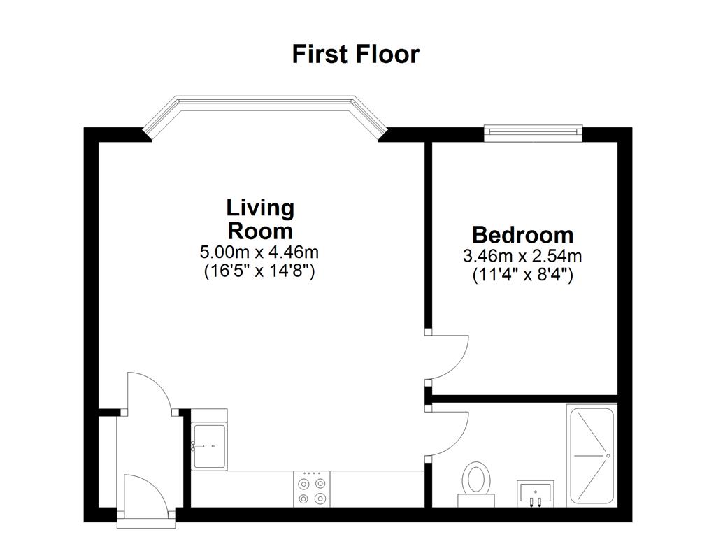 1 Bedrooms Flat to rent in Cornwall Gardens, Brighton BN1