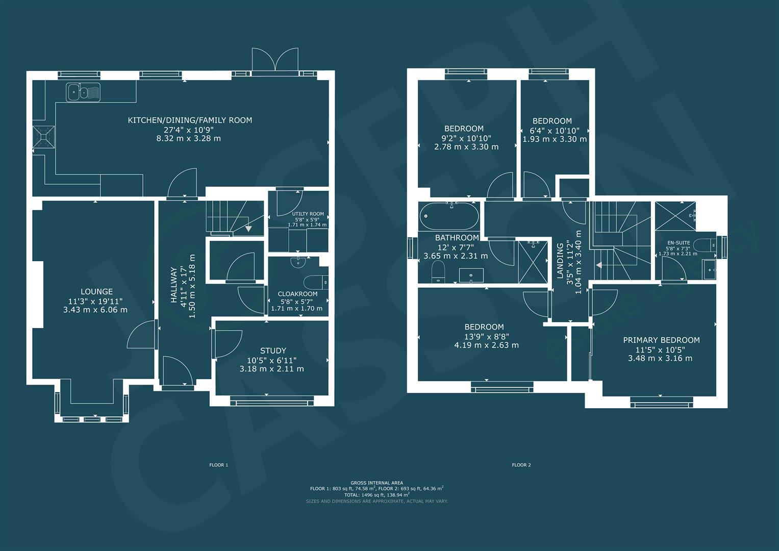 11, Begonia Drive, Bridgwater floorplan