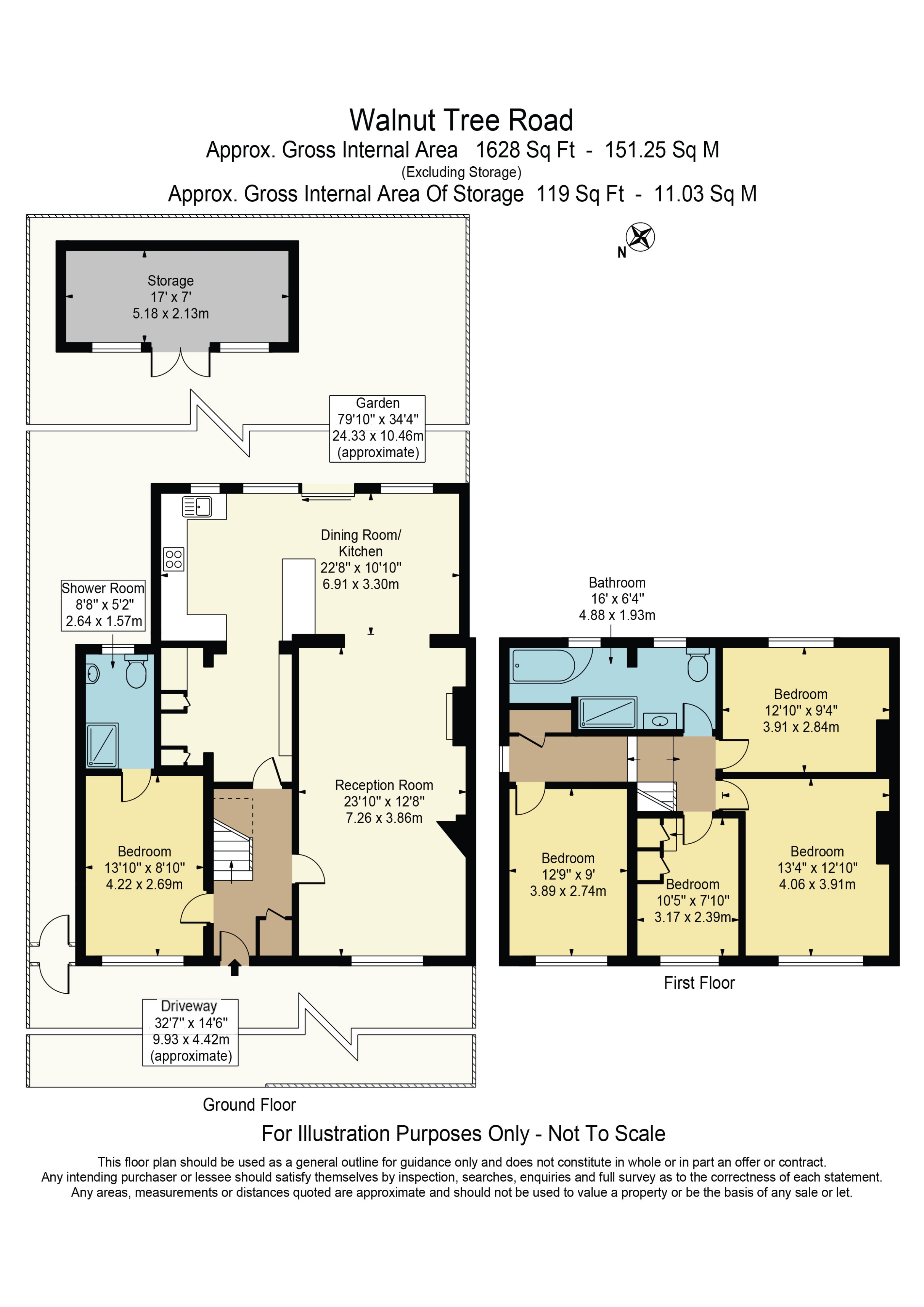 62, Walnut Tree Road, Dagenham floorplan