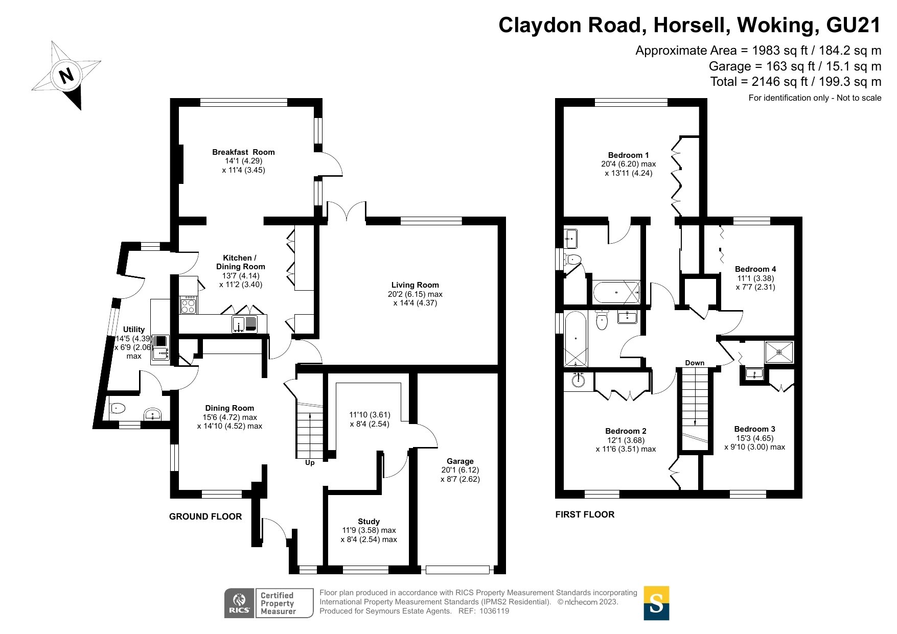 Horsell, Woking, Surrey GU21, 4 bedroom detached house for sale