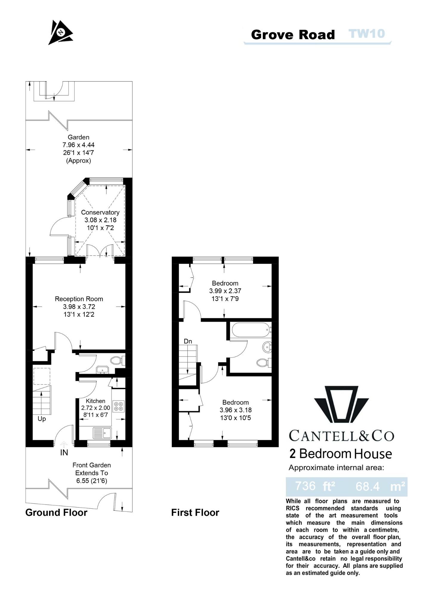 84 Grove Road, Richmond, Surrey floorplan