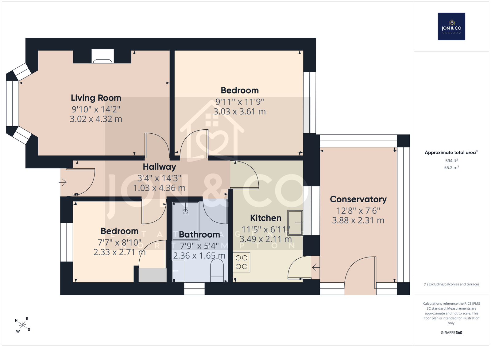 21, Lorraine Crescent, Northampton floorplan