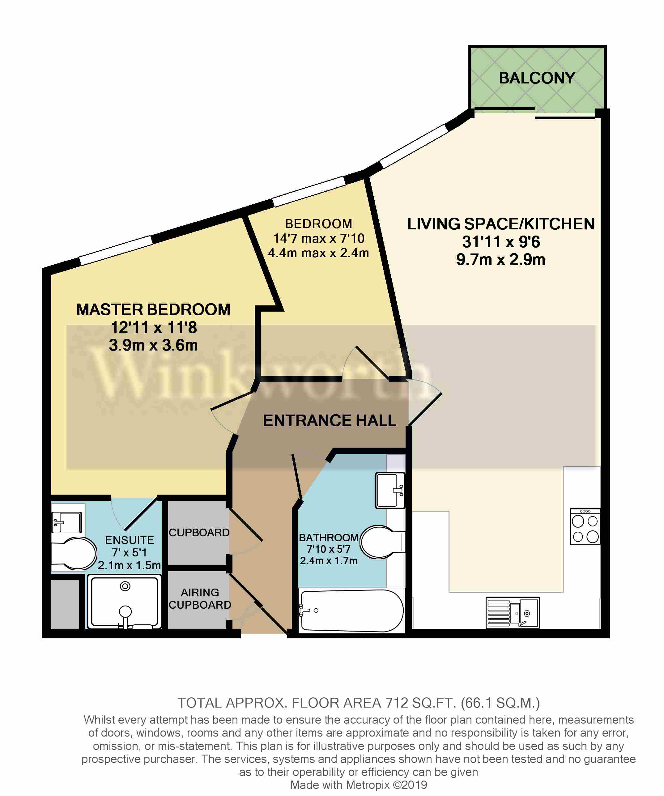 Projection West, Reading floorplan