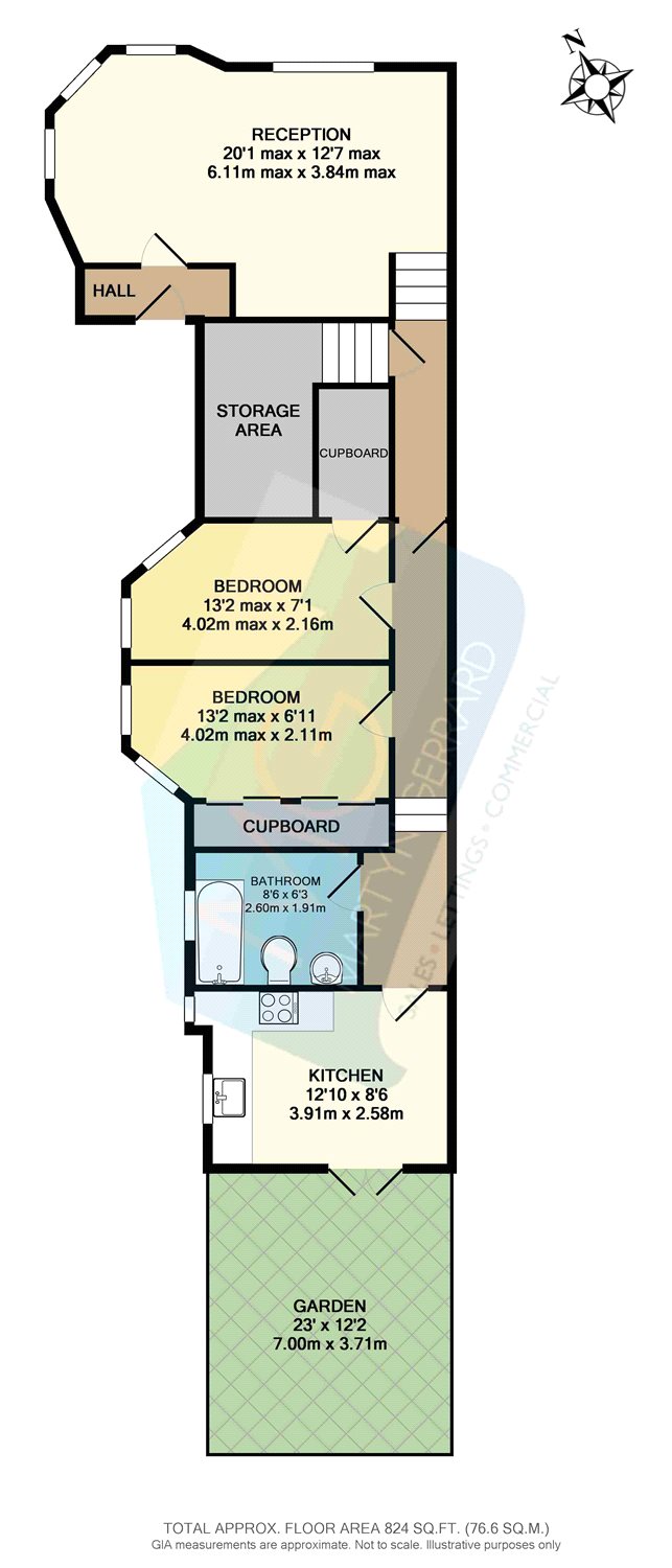 2 Bedrooms Flat to rent in Muswell Hill, London N10