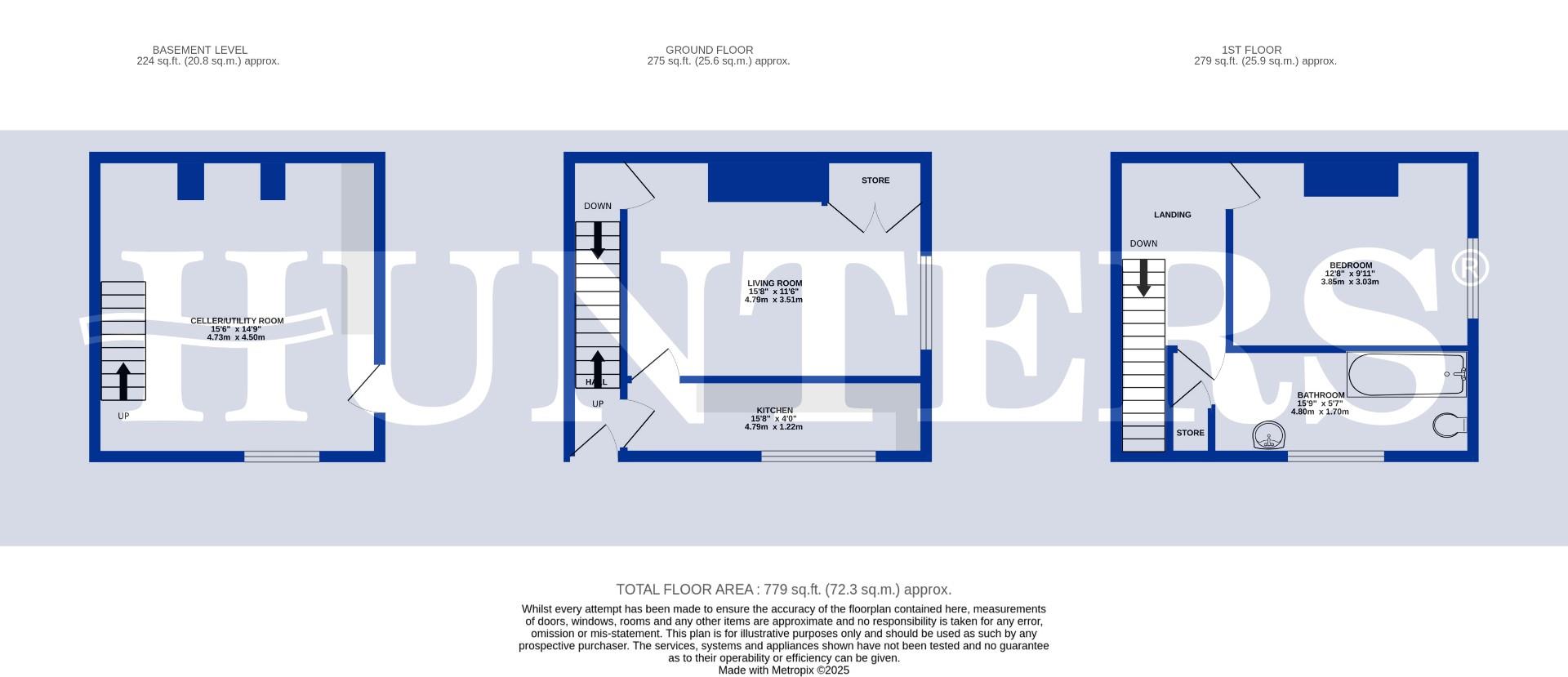 135, Cemetery Road, West Yorkshire floorplan