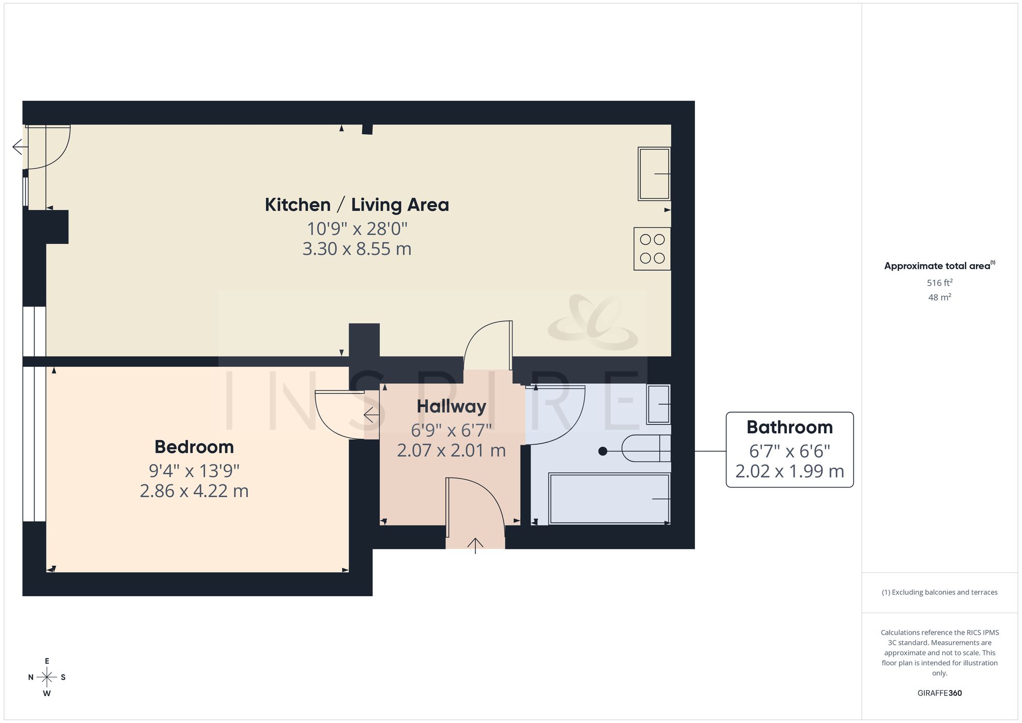 4 Bowthorpe House Gatwick Road, Crawley floorplan