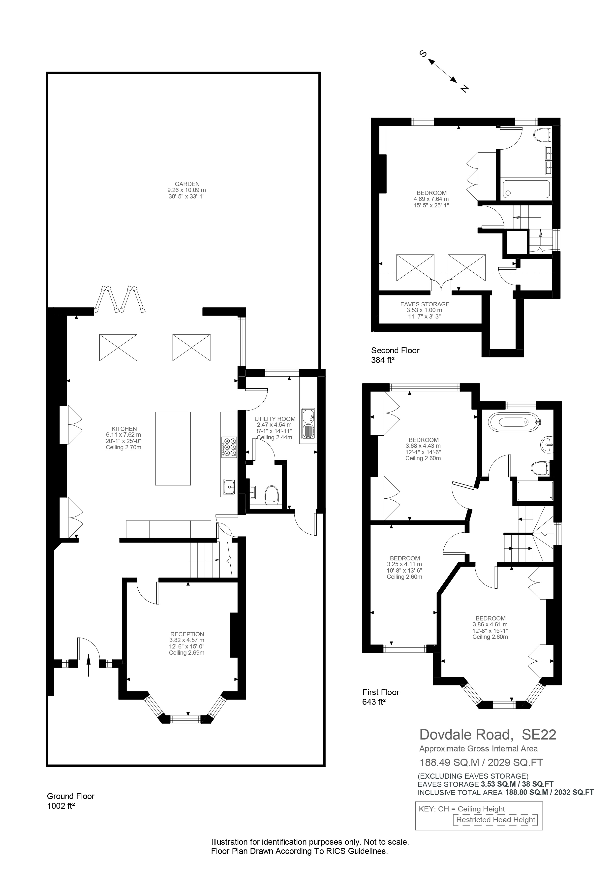 Dovedale Road, East Dulwich, London, SE22 floorplan