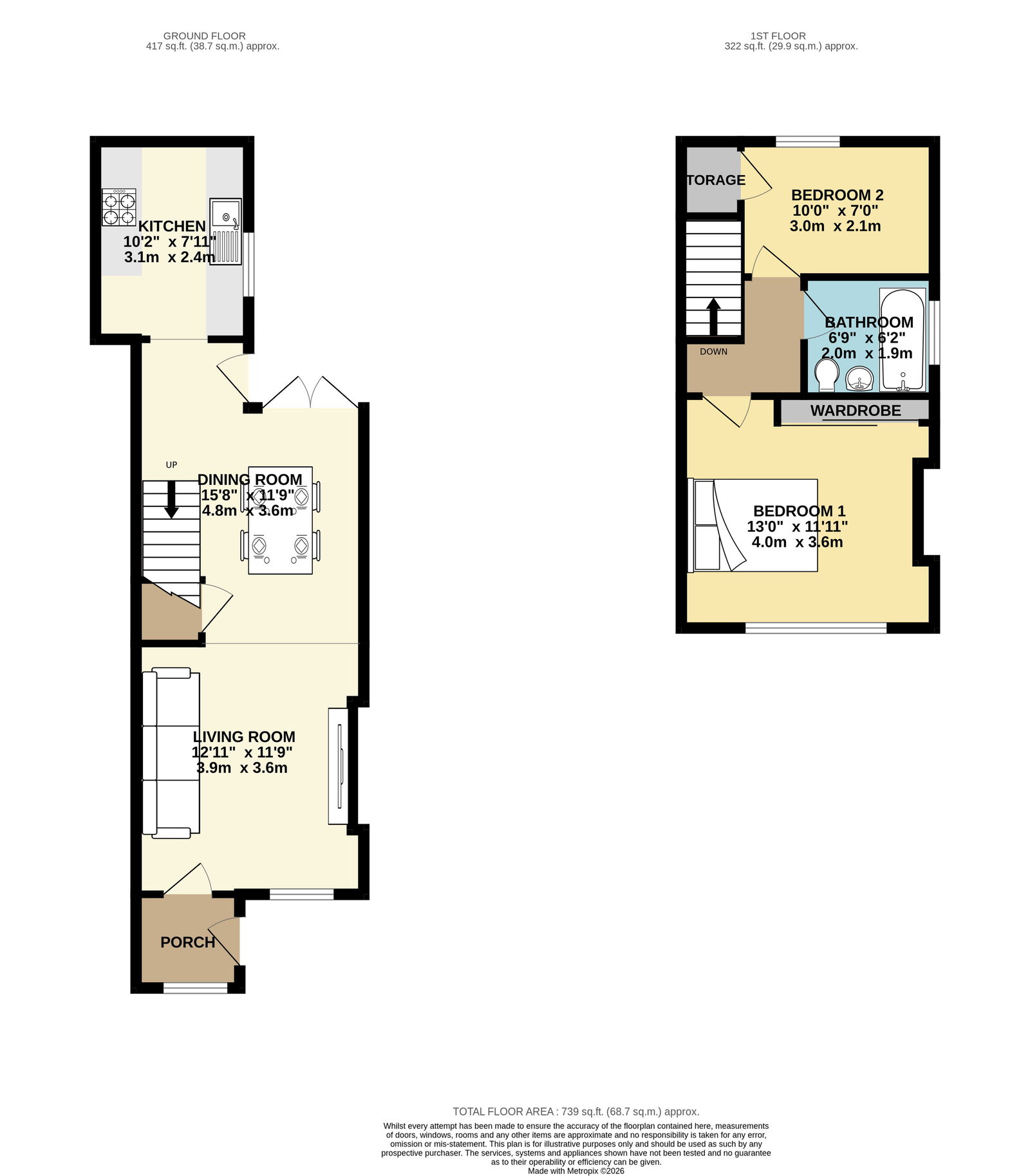 83, Elwyn Road, March floorplan