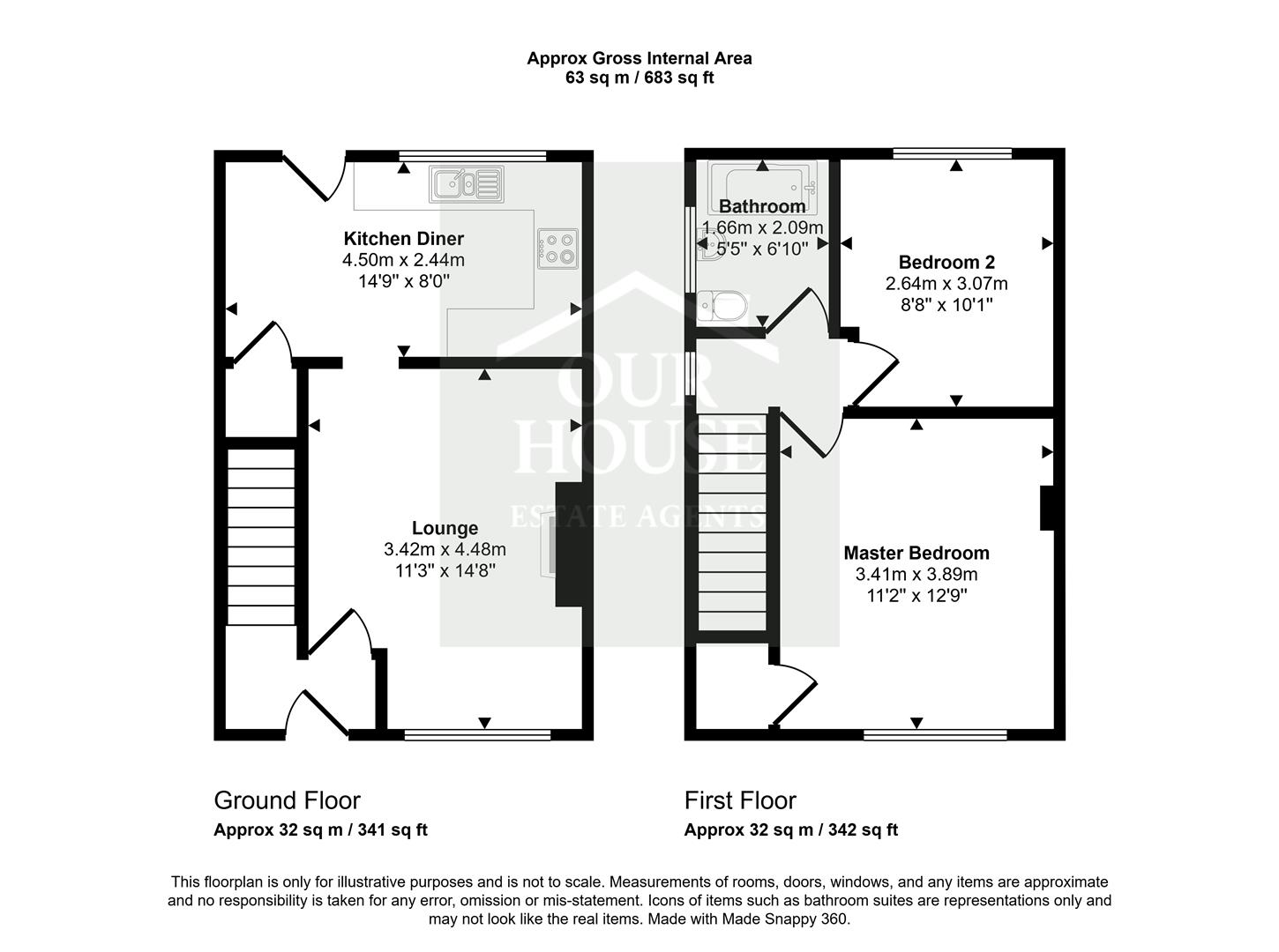 Charlyn, Main Street, Hull floorplan