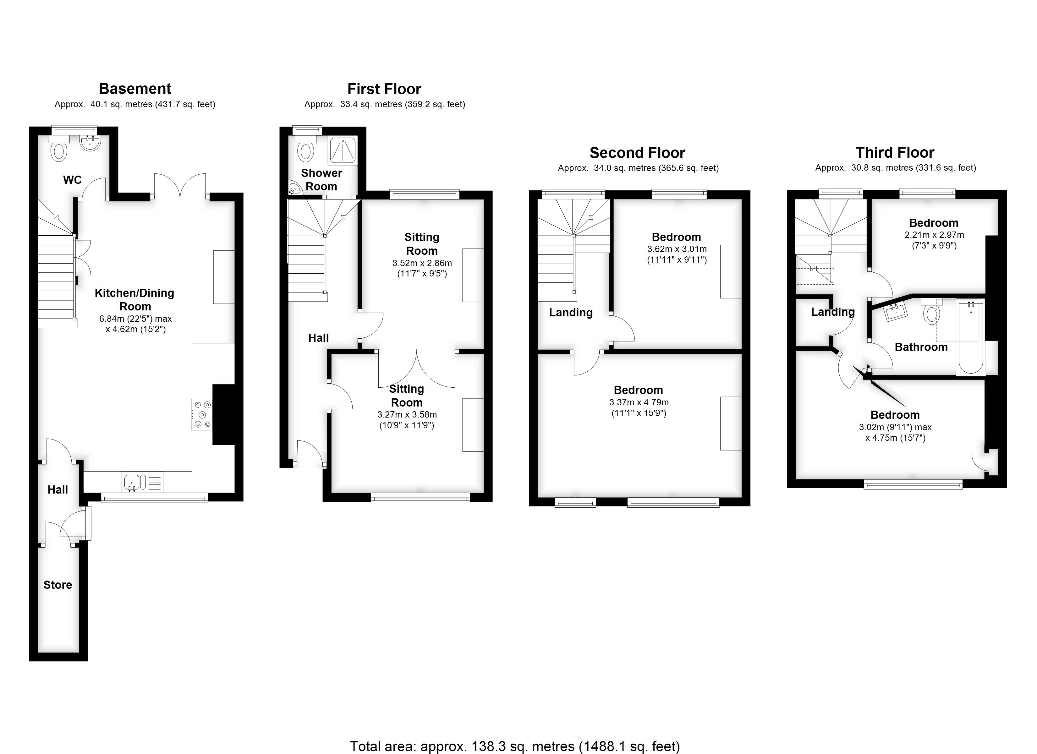 4 Bedrooms Terraced house for sale in Salisbury Road, High Barnet, Barnet EN5