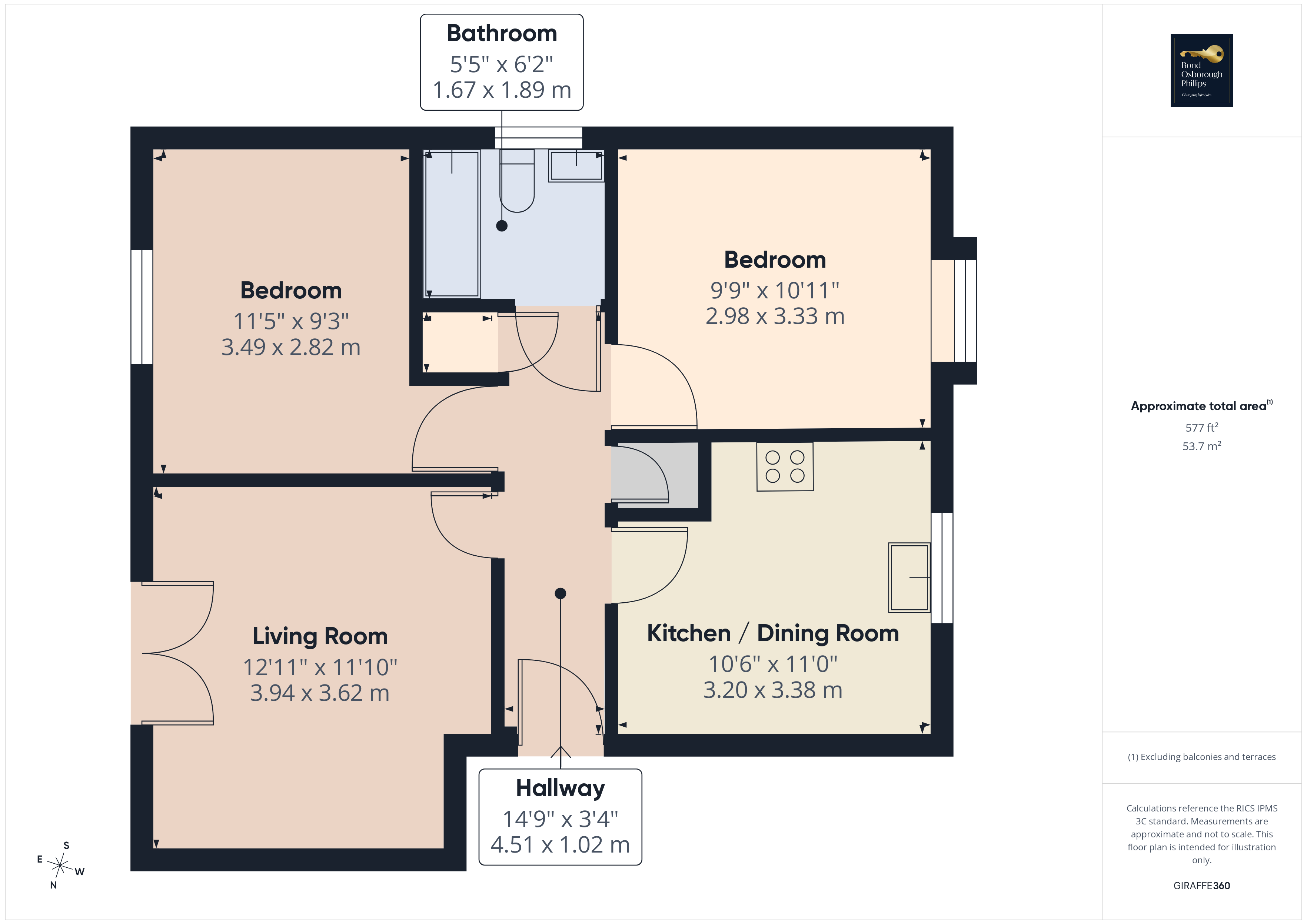 19, Talvenydh Court, Cornwall floorplan