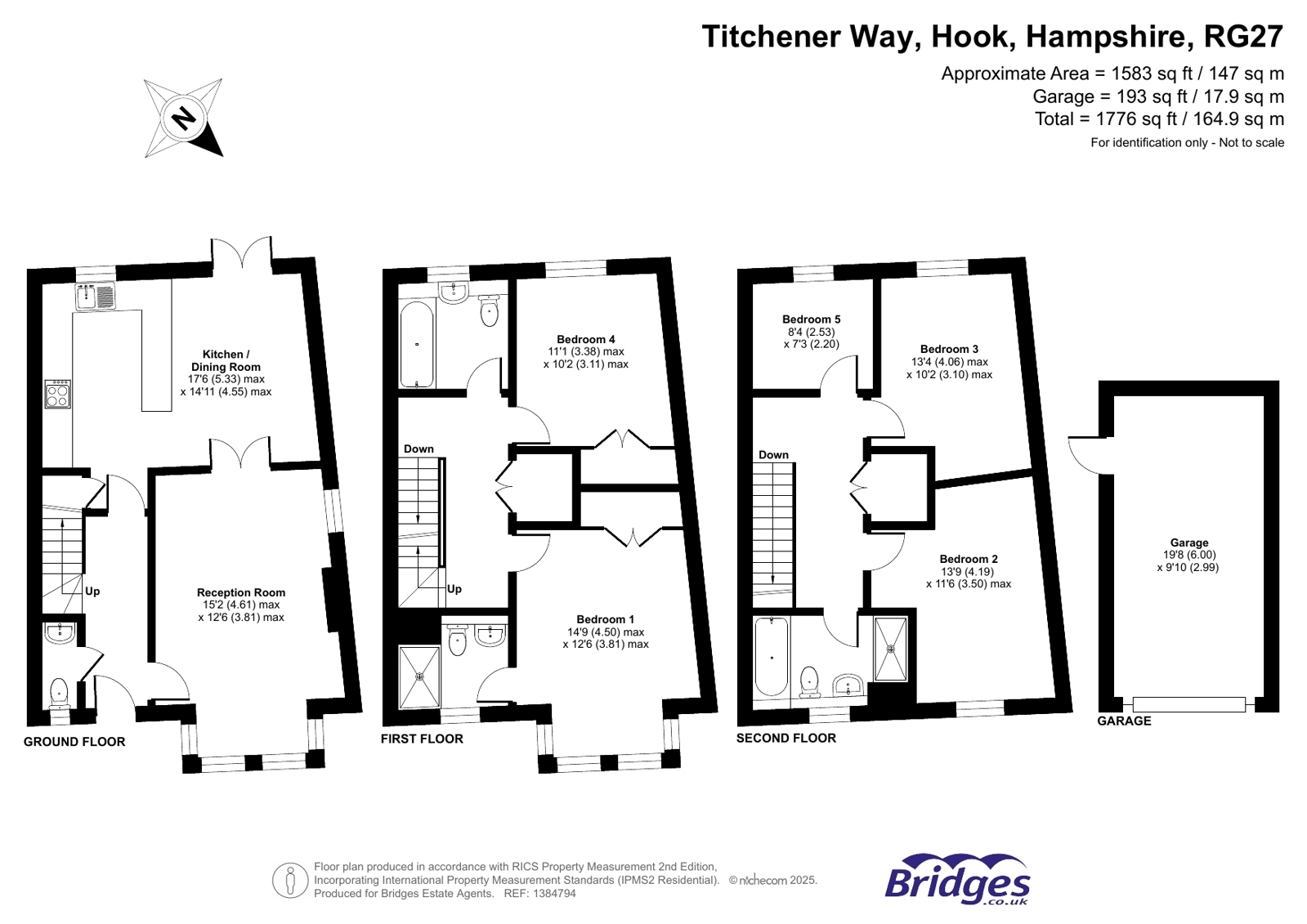 88, Titchener Way, Hampshire floorplan