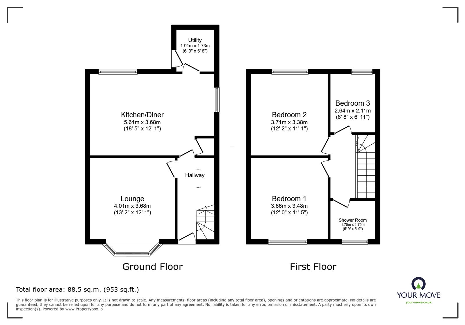 30, Bridge Road, Leicestershire floorplan