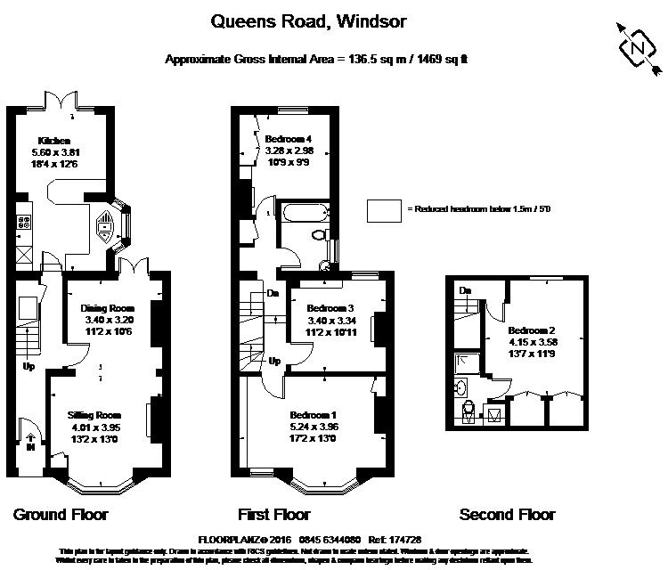 4 Bedrooms Terraced house to rent in Queens Road, Windsor SL4