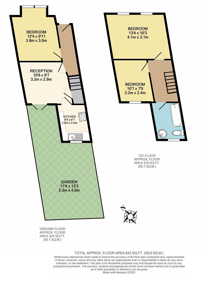 21, Carlwell Street, London floorplan