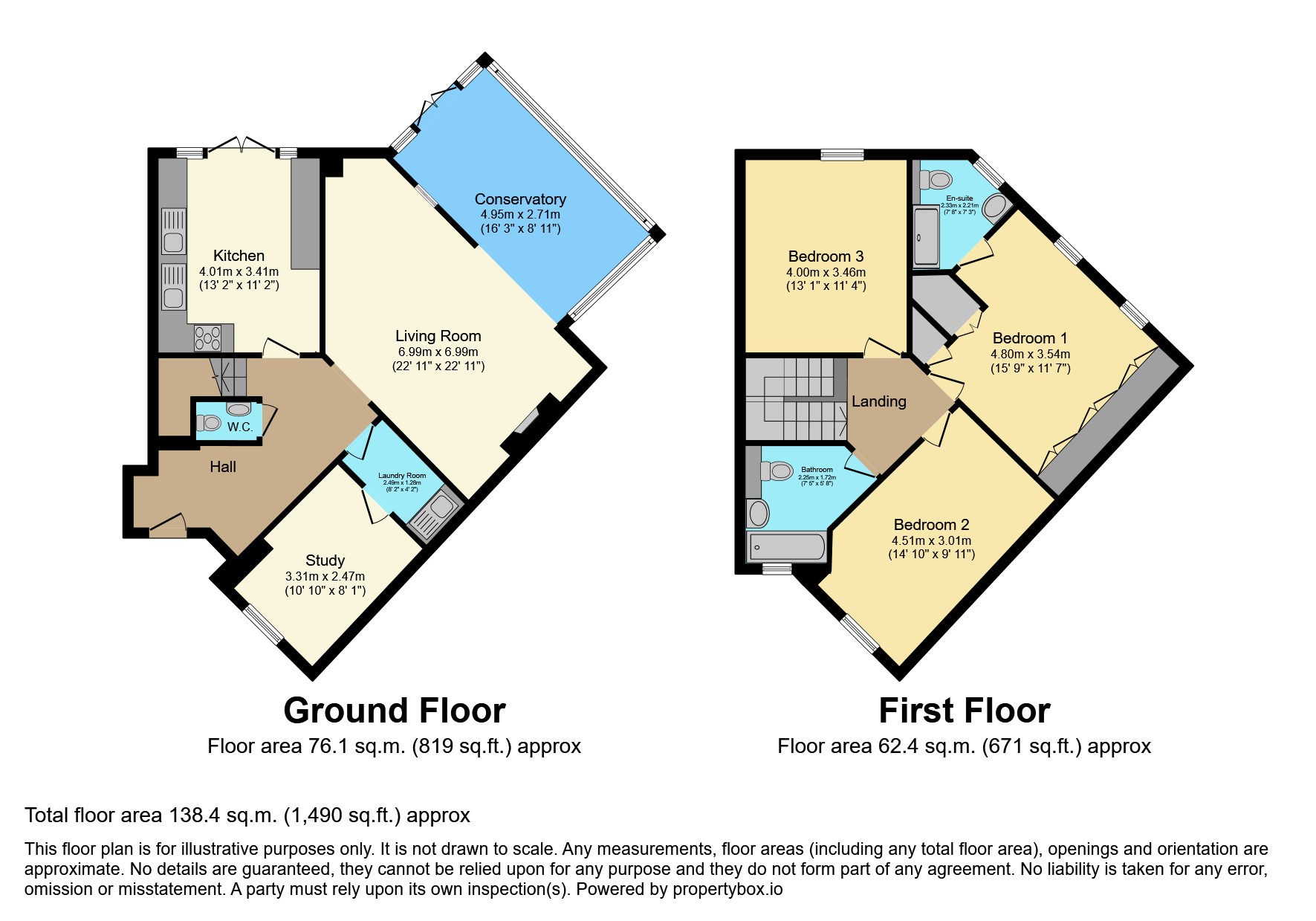 13, Elsinore Gardens, Childs Hill floorplan