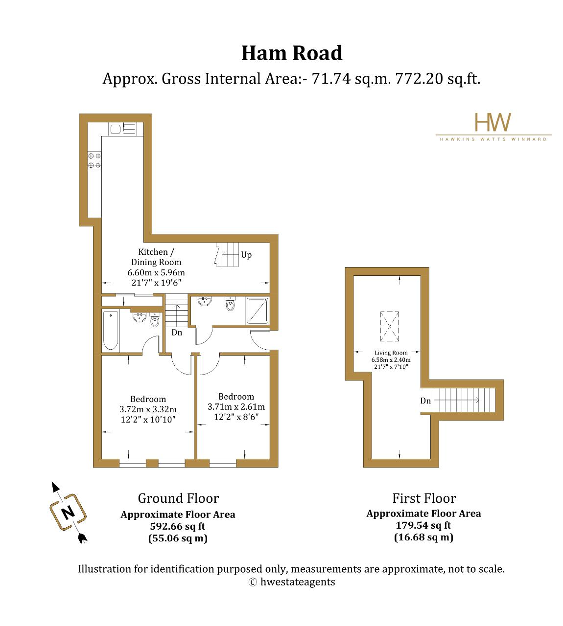 Ham Road, ShorehamBySea BN43, 2 bedroom flat for sale 64564281