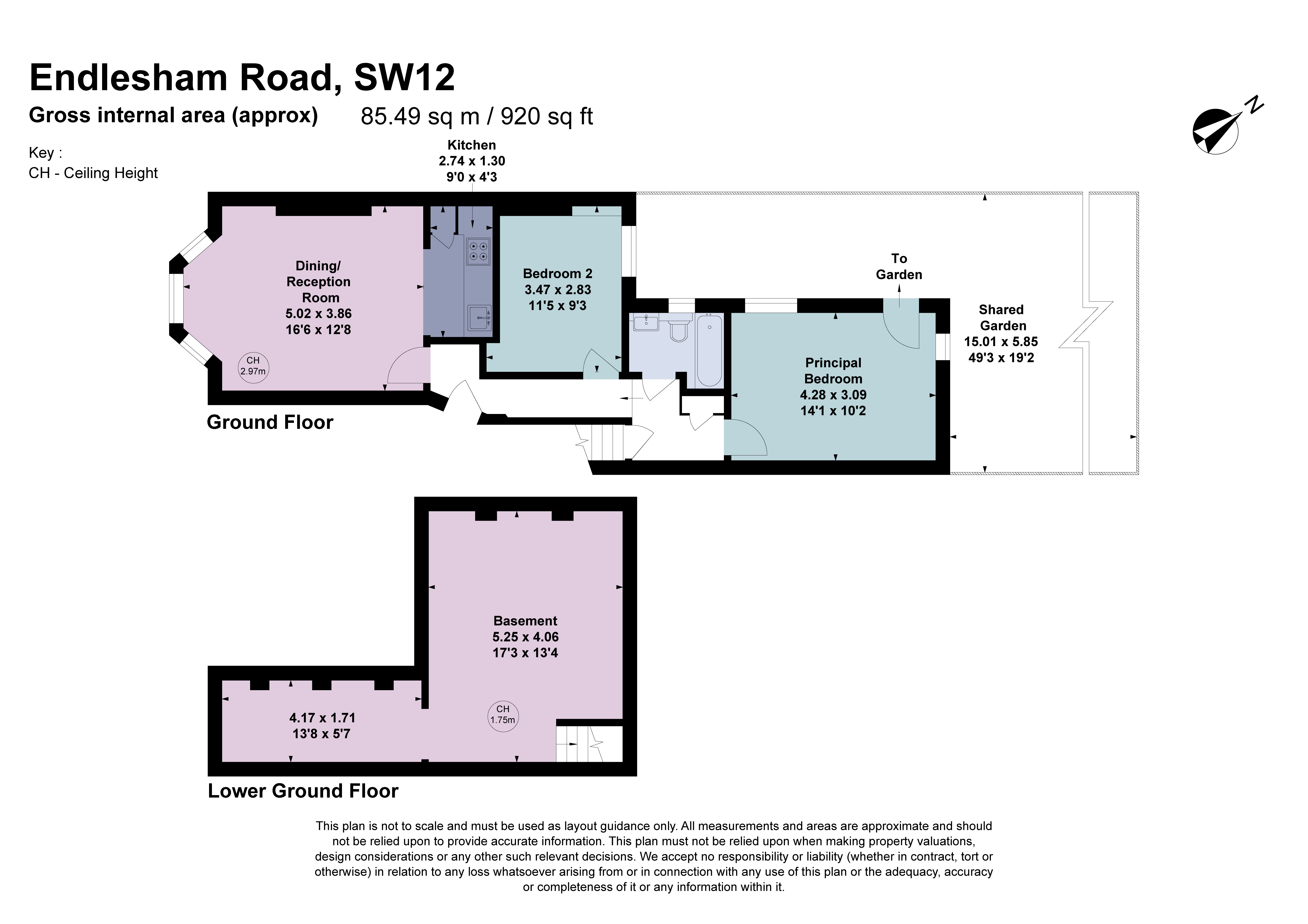101A, Endlesham Road, London floorplan