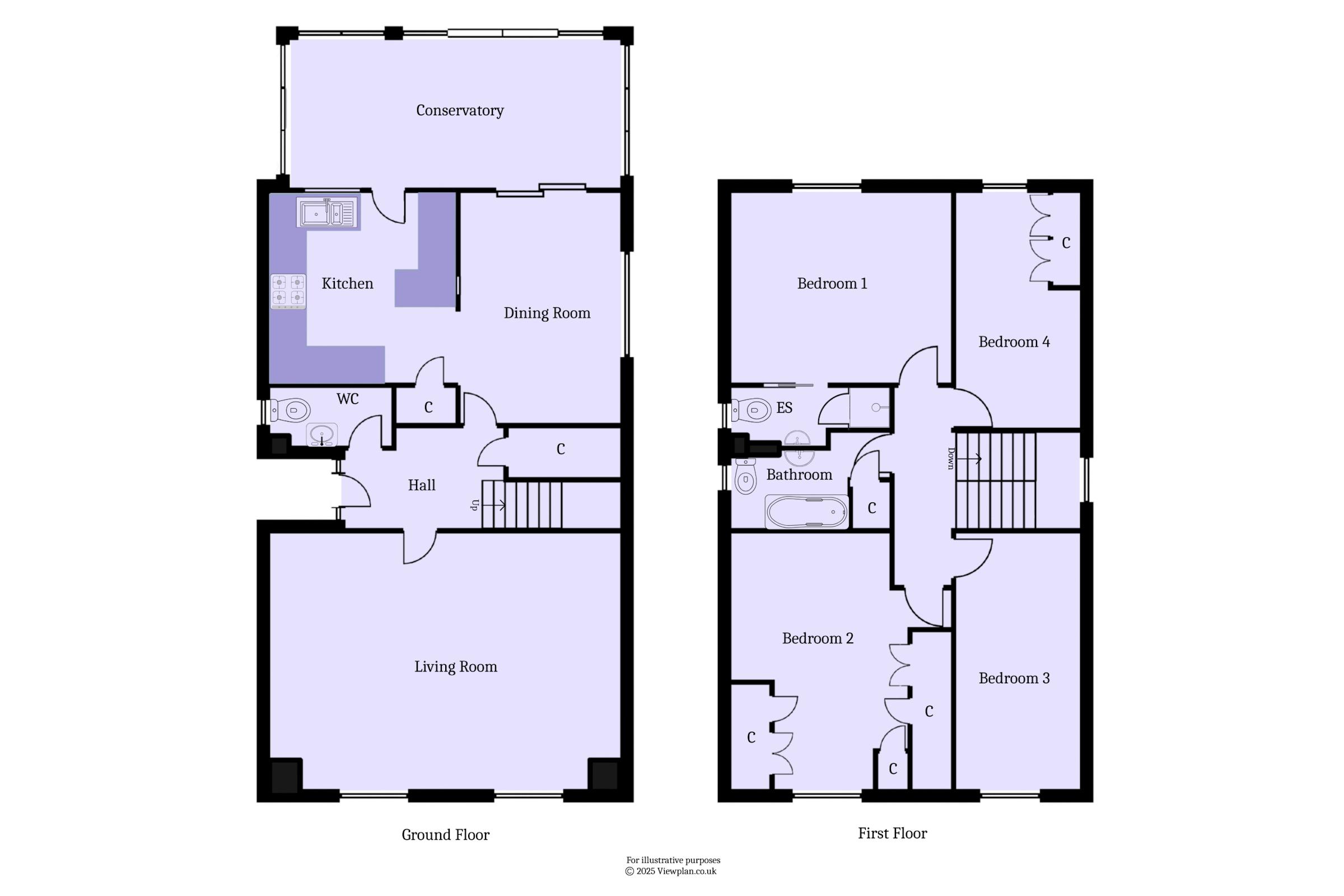 1, Lynton Close, Sully floorplan