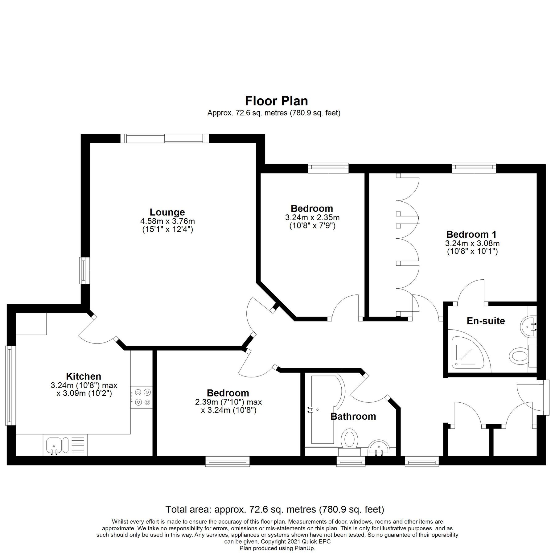 15 Stratford Court, Salisbury Road, Farnborough floorplan