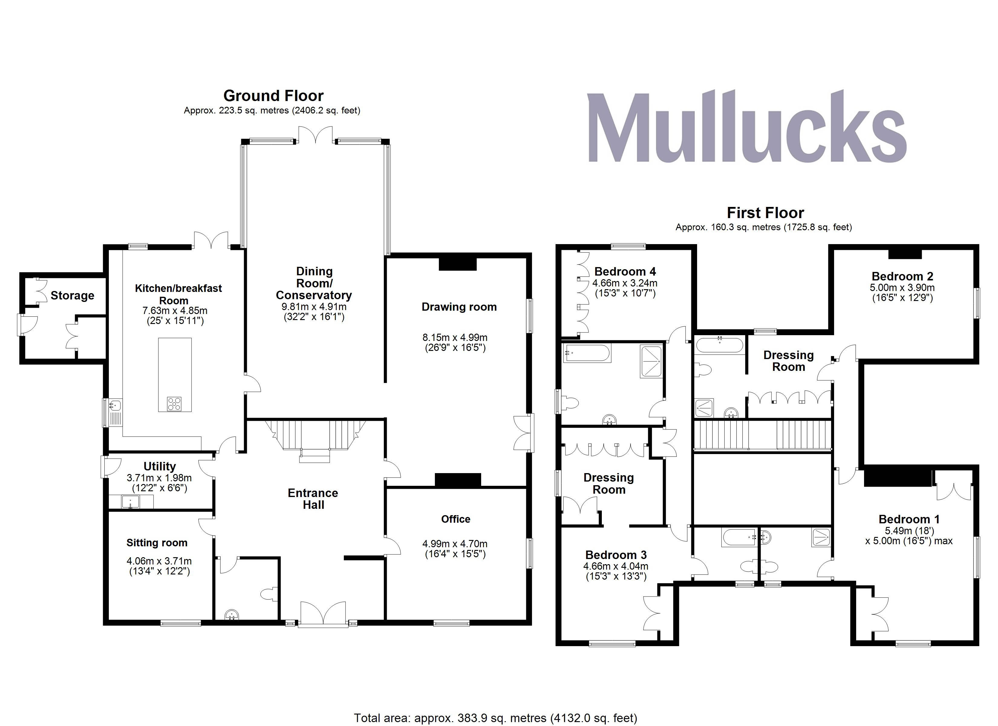Broken Green Farm,, Broken Green, Ware floorplan