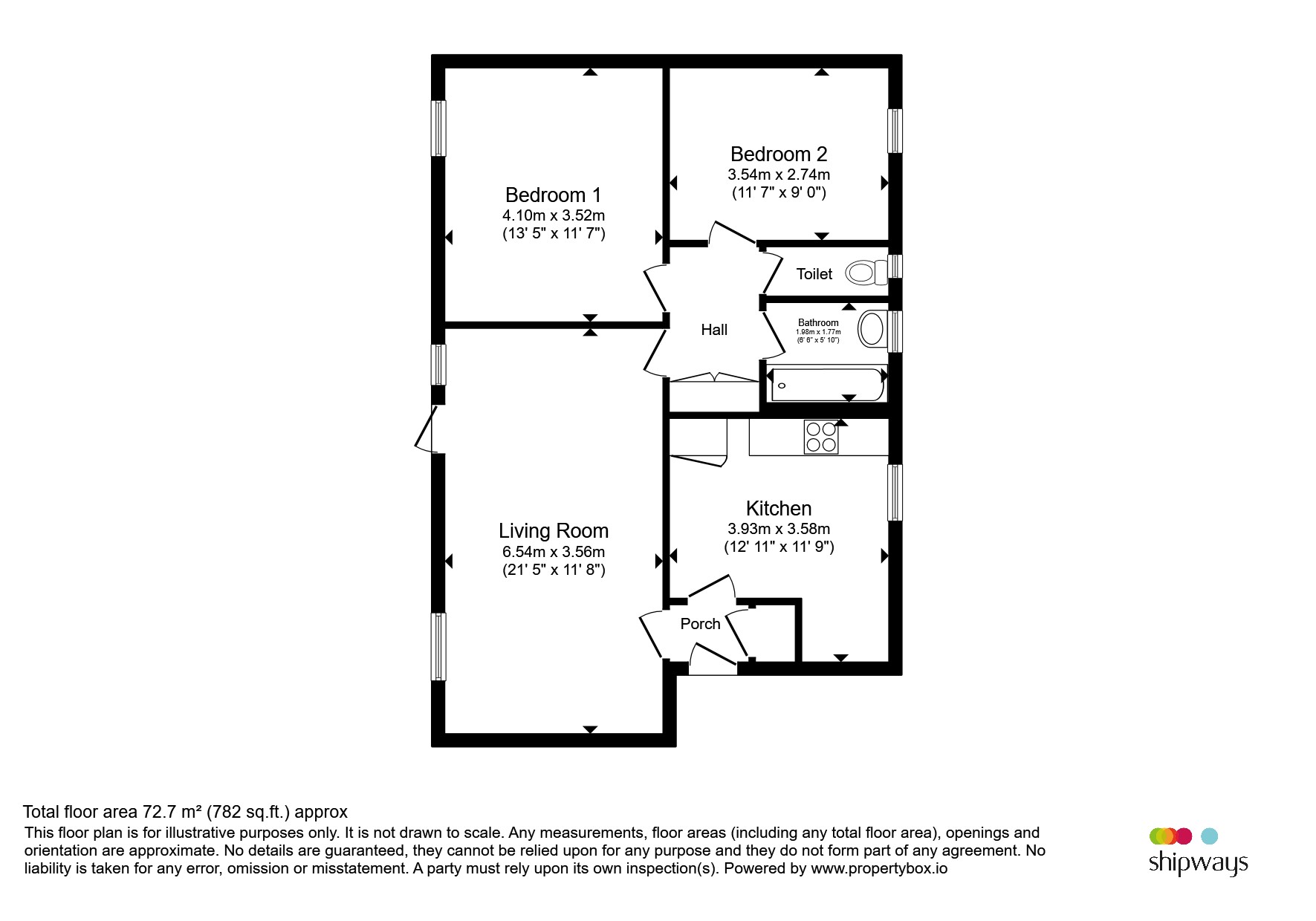 Flat 19, Wilsford Green, 2, Oak Hill Drive, Birmingham floorplan